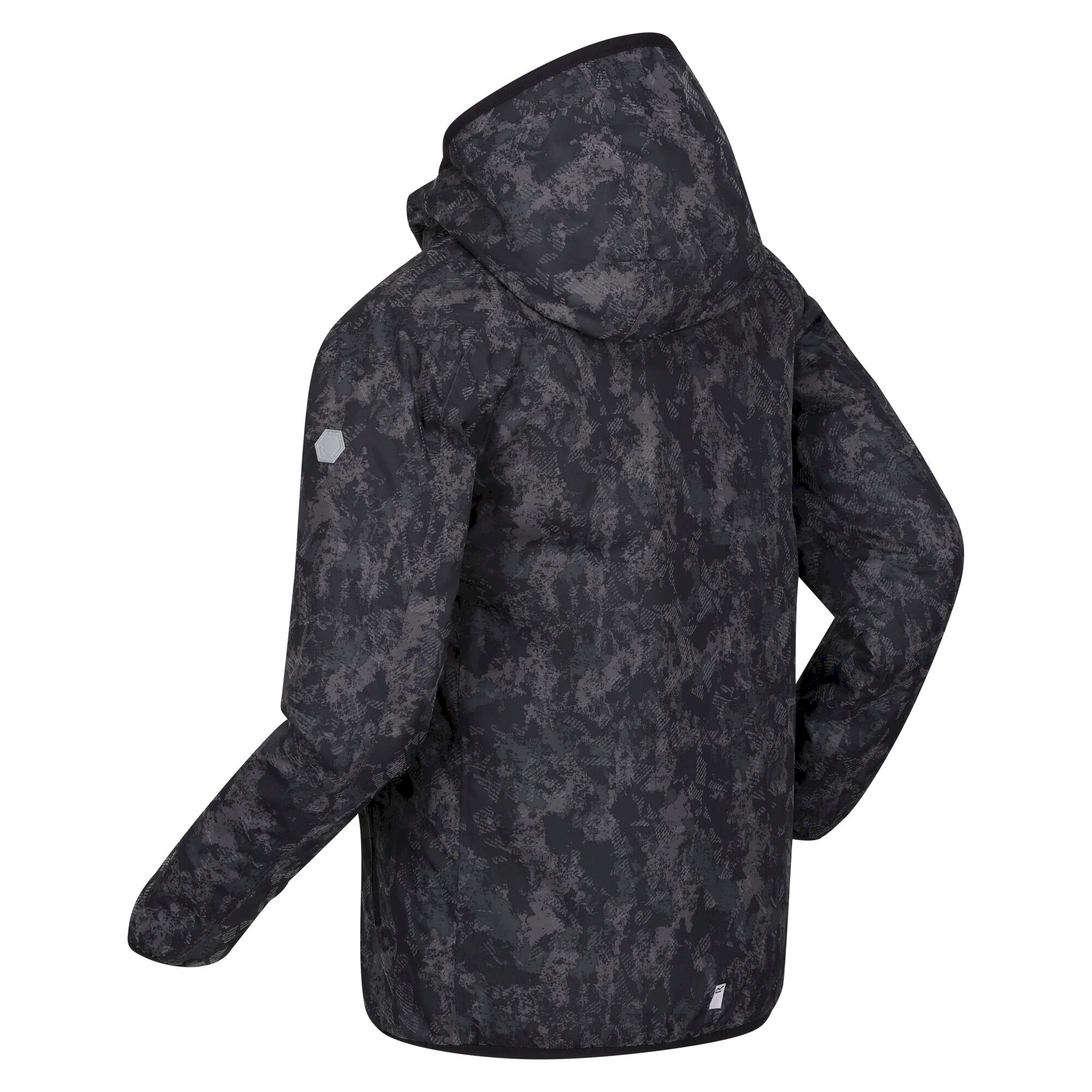 Kids' Volcanics VI Waterproof Jacket | Dark Grey Print