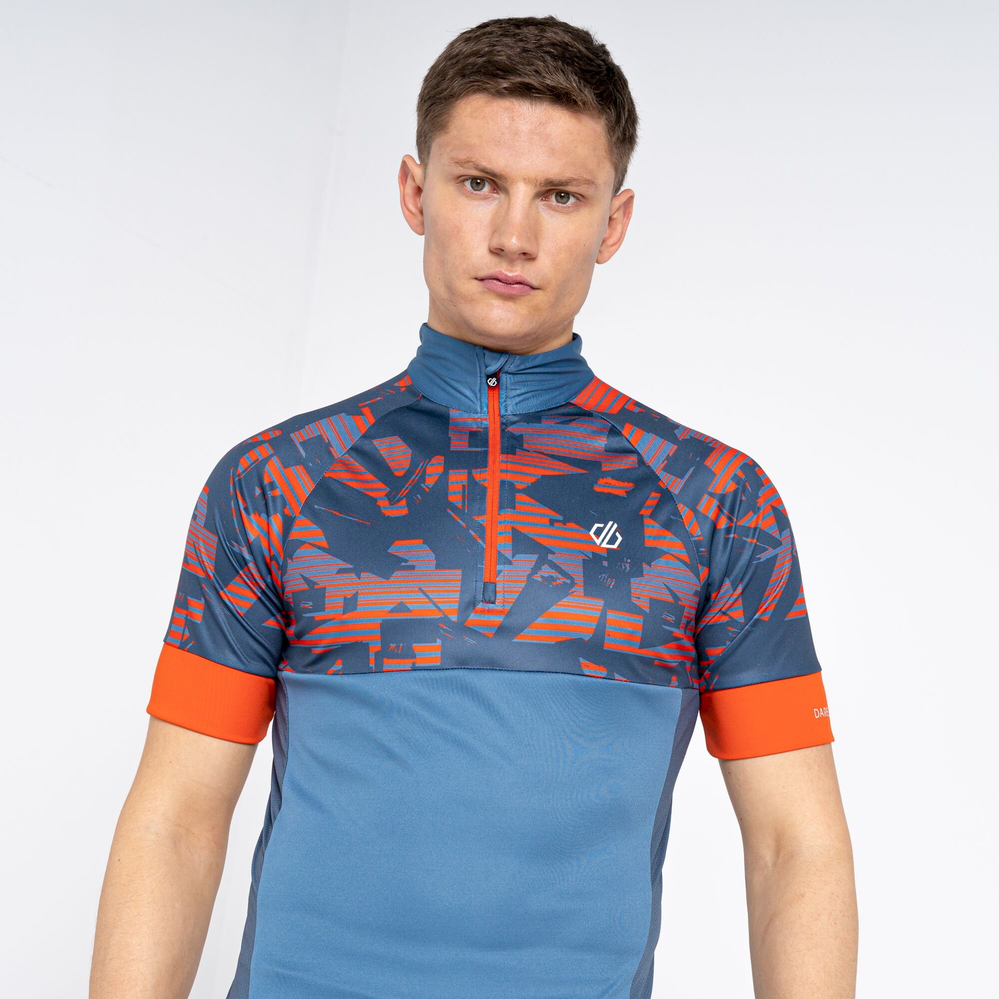 Dare 2b - Men's Stay The Course II Cycling Jersey | Stellar Blue