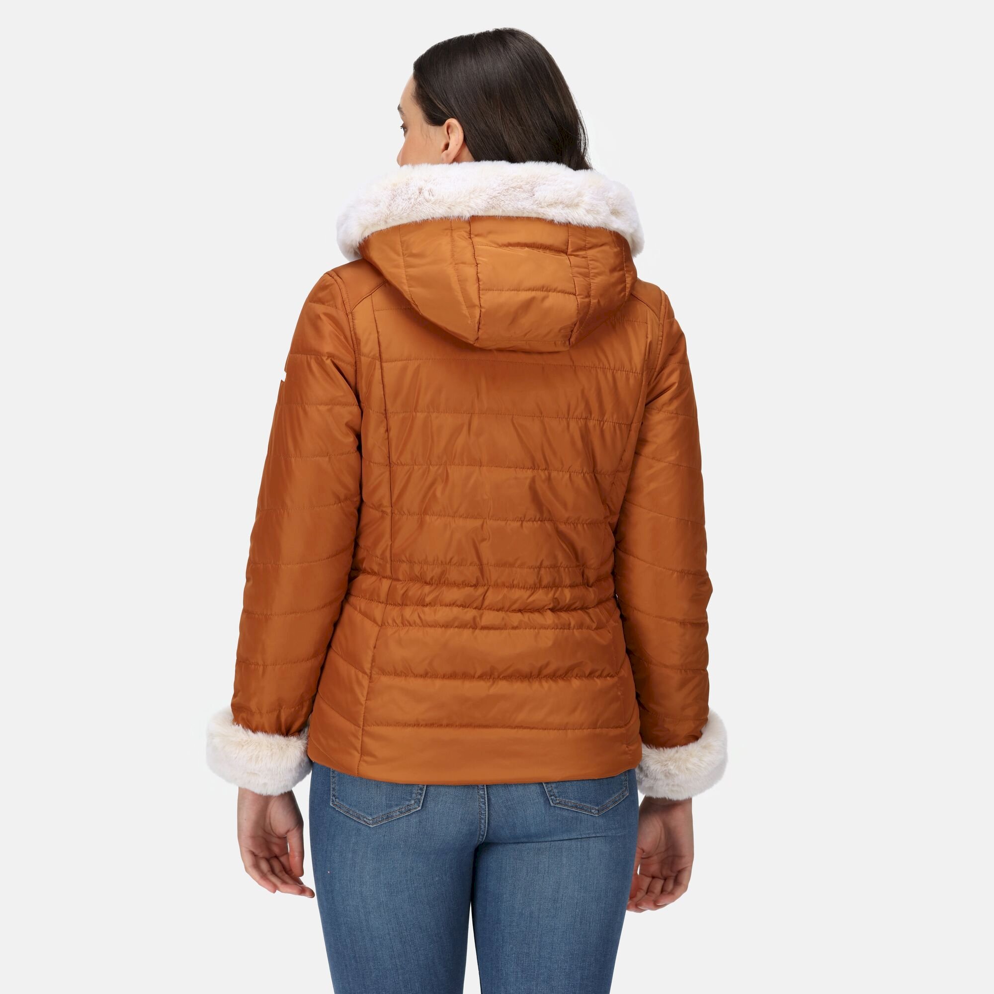Women's Willabella Fur Detail Jacket | Copper Almond