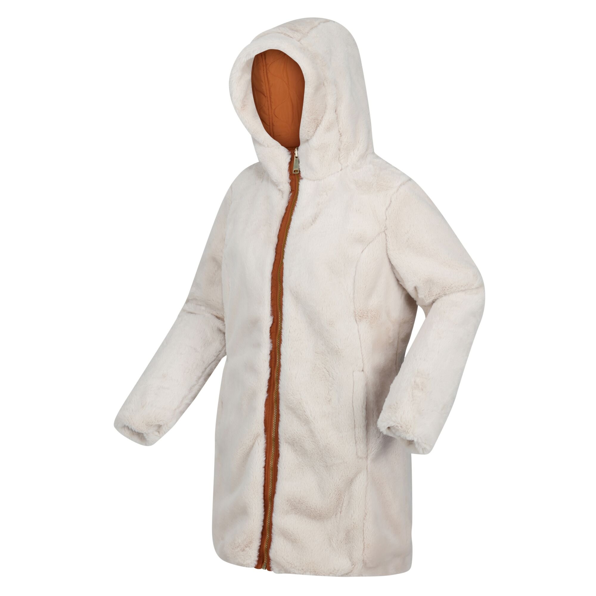 Women's Caileigh Reversible Parka Jacket | Copper Almond Light Vanilla