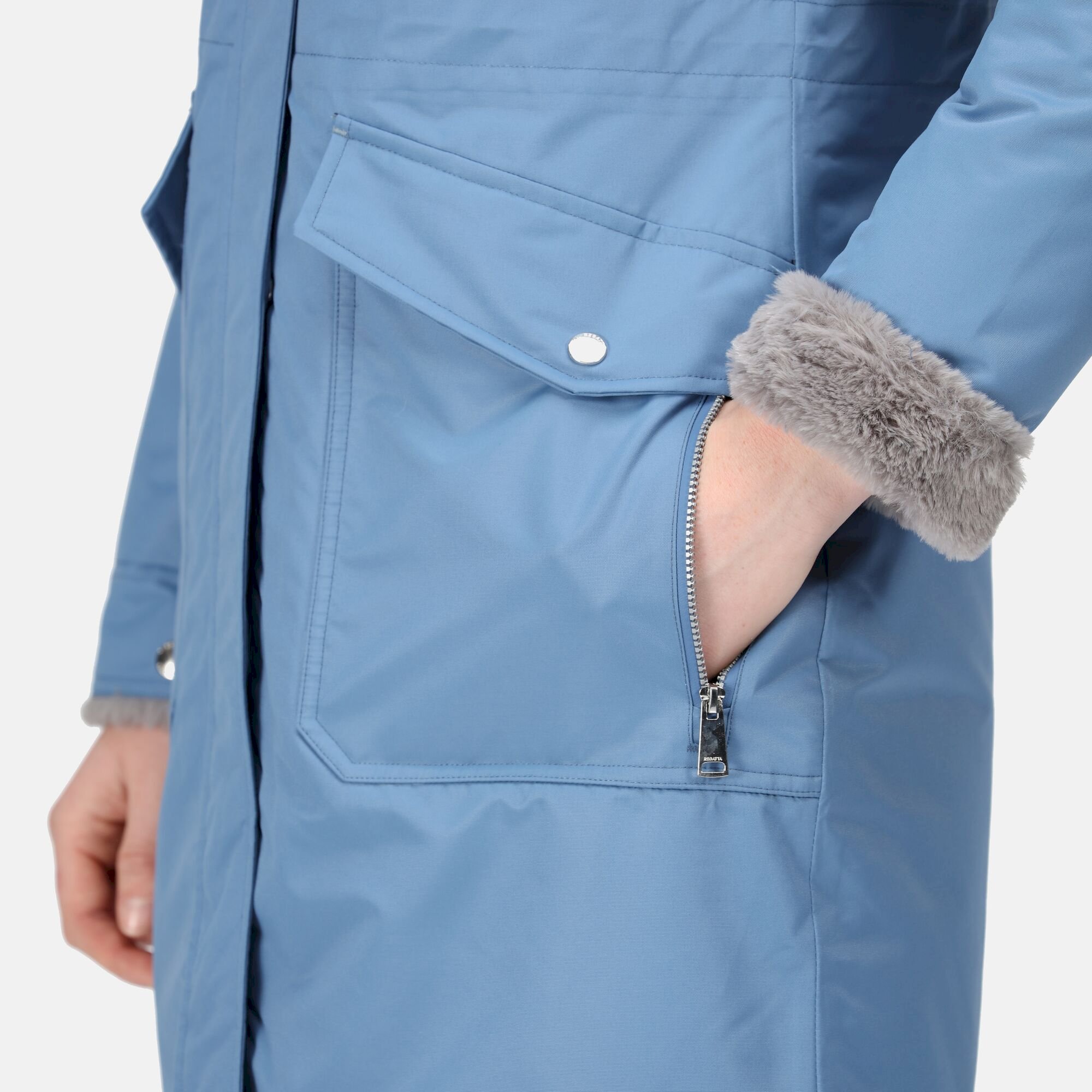 Women's Romine Waterproof Parka Jacket | Slate Blue