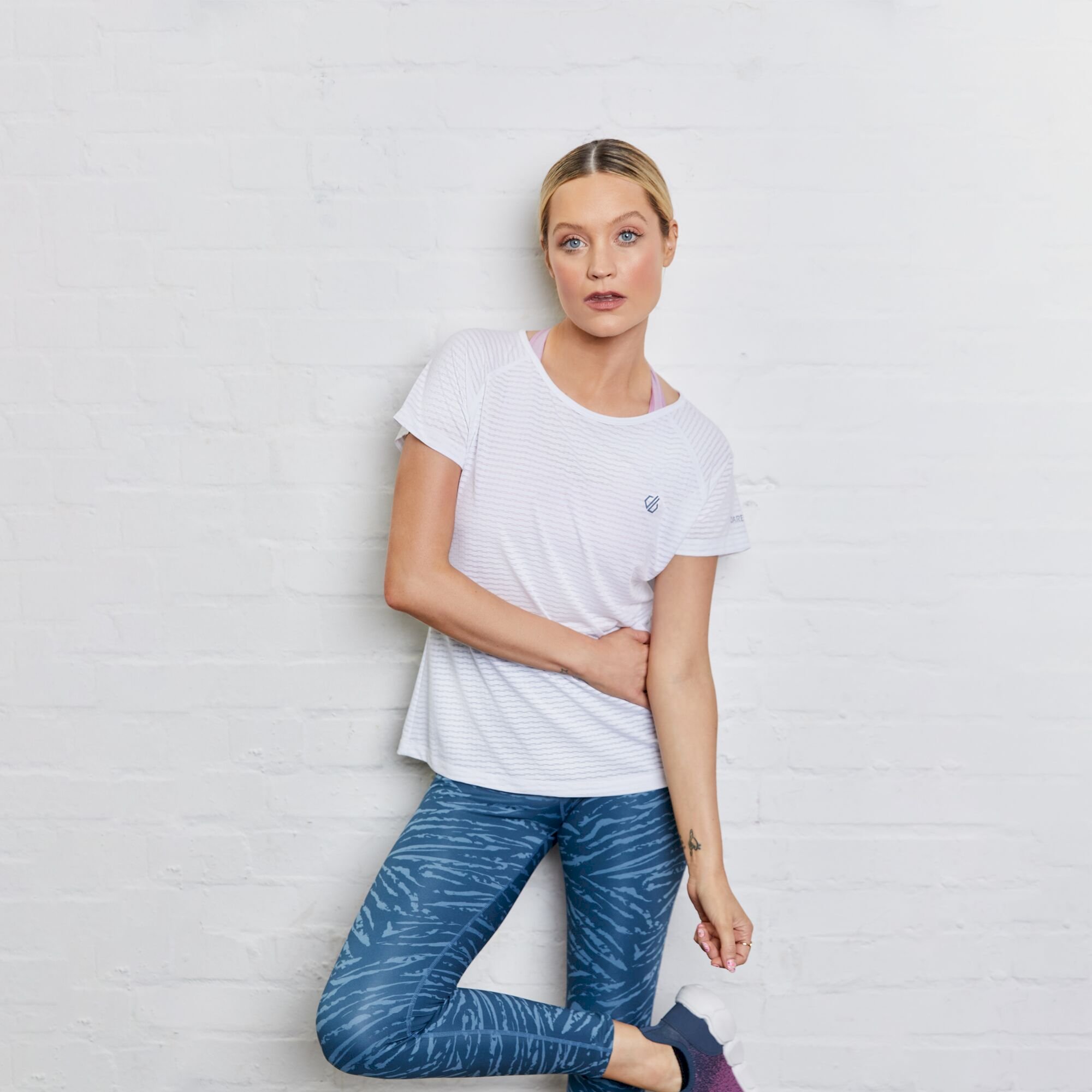 Women's Influential Recycled Leggings | Orion Grey Tiger Print