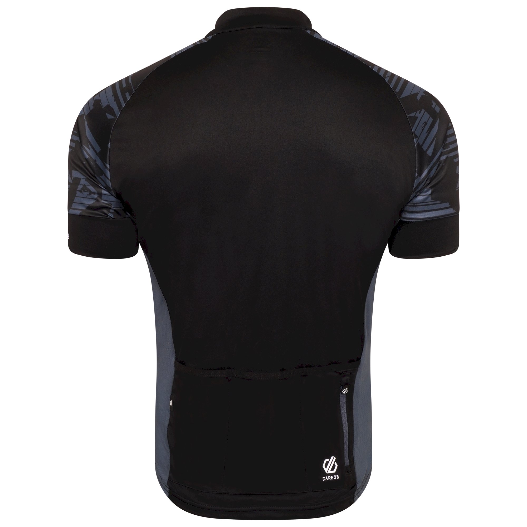 Dare 2b - Men's Stay The Course II Cycling Jersey | Black Downshift Print