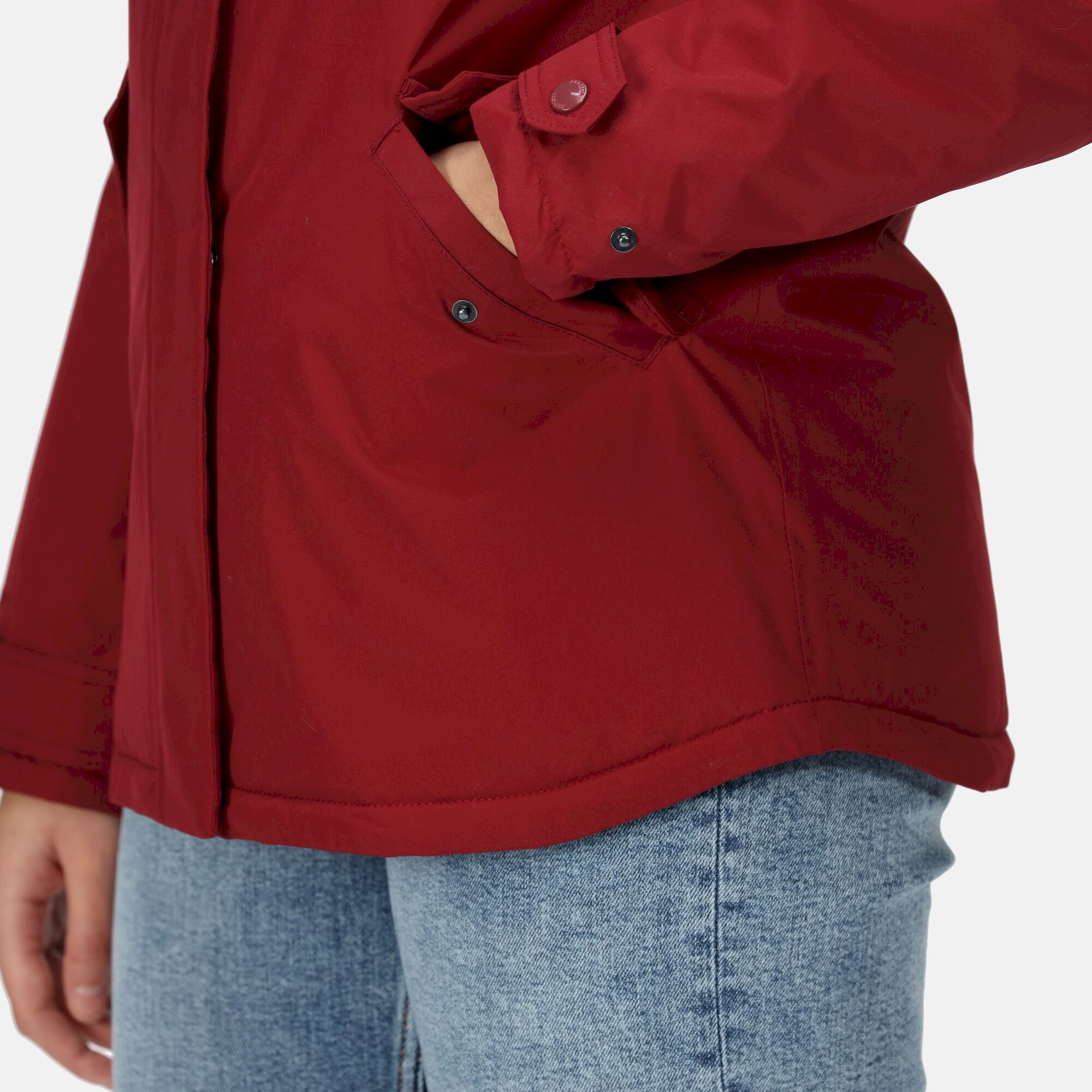 Women's Bria Fur Lined Waterproof Jacket | Cabernet