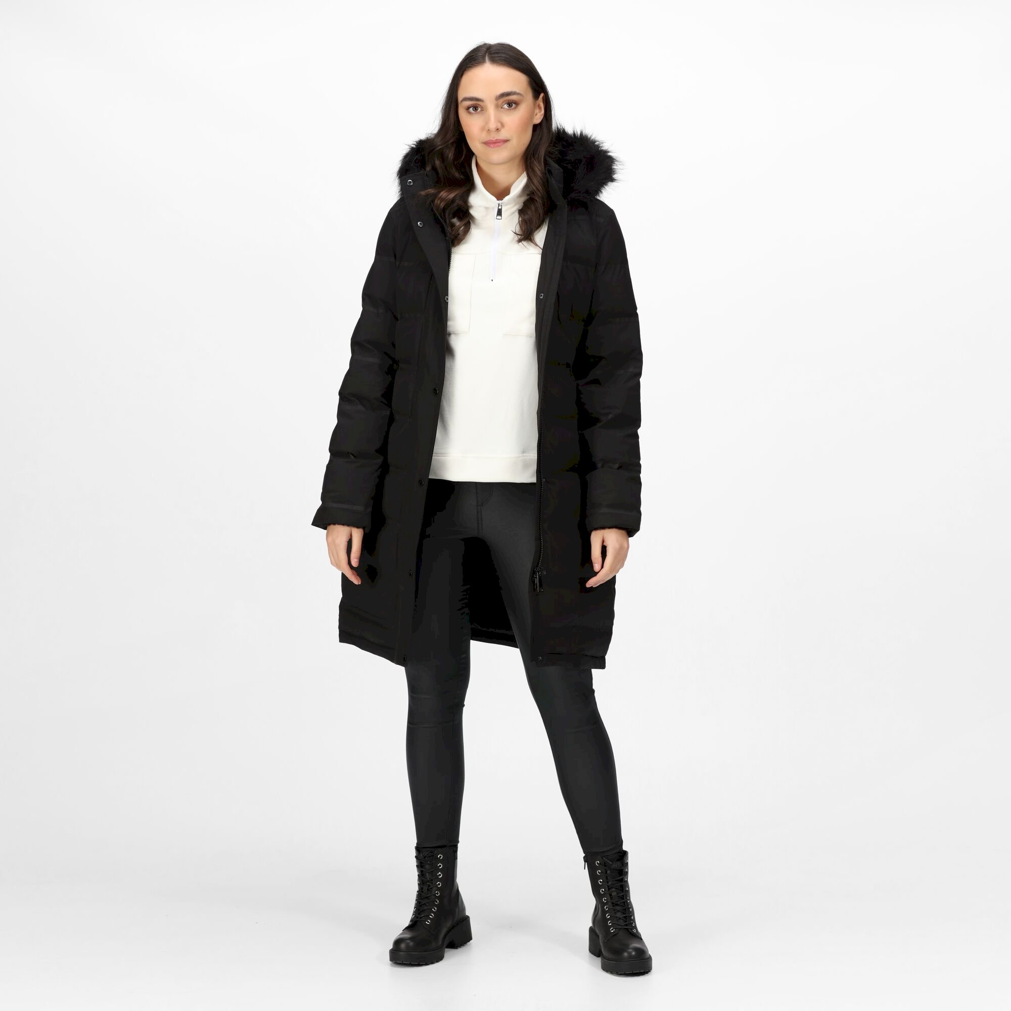 Giovanna Fletcher Collection - Daleyza Thermal Parka Jacket | Black