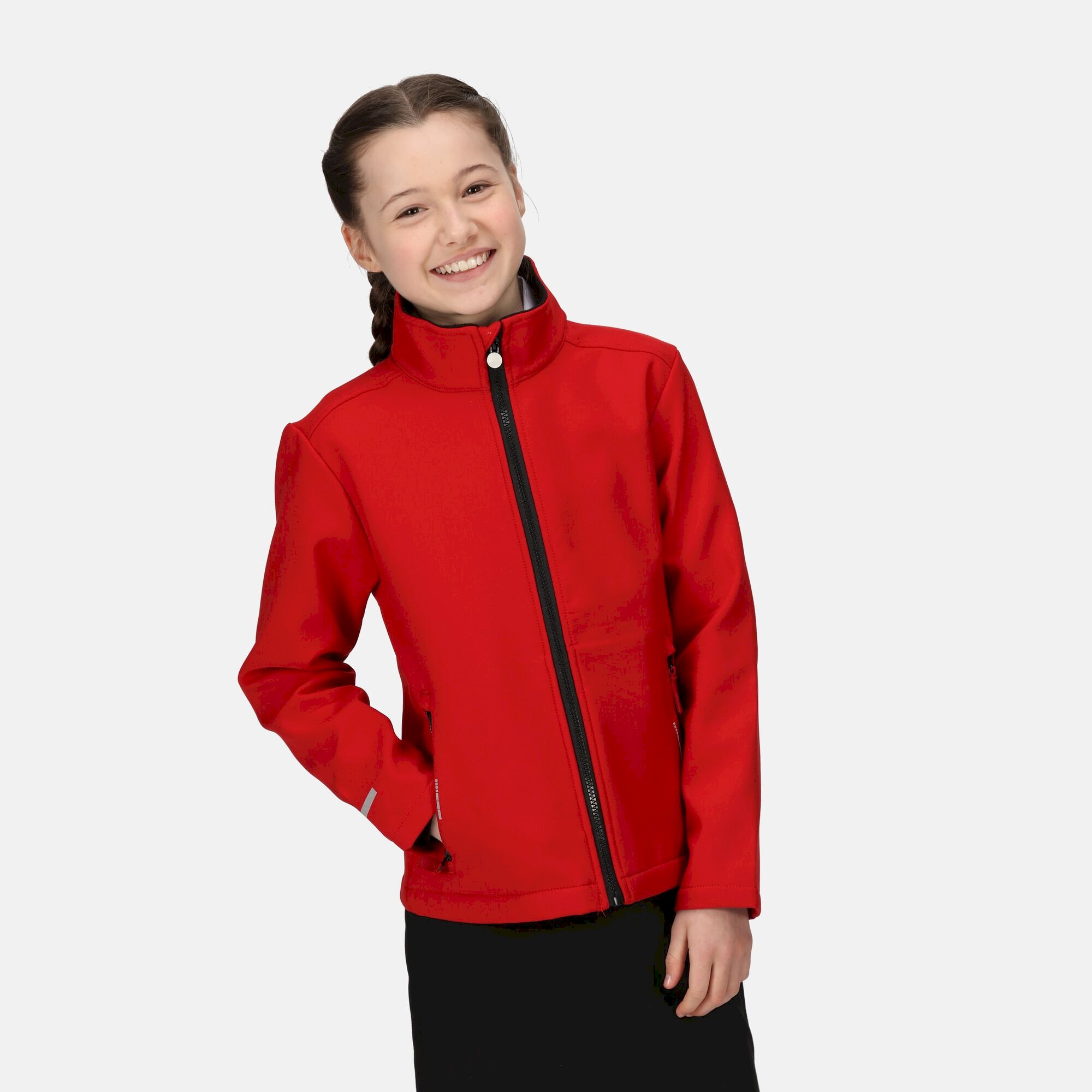 Kids' Ablaze 2-Layer Softshell | Classic Red/Black