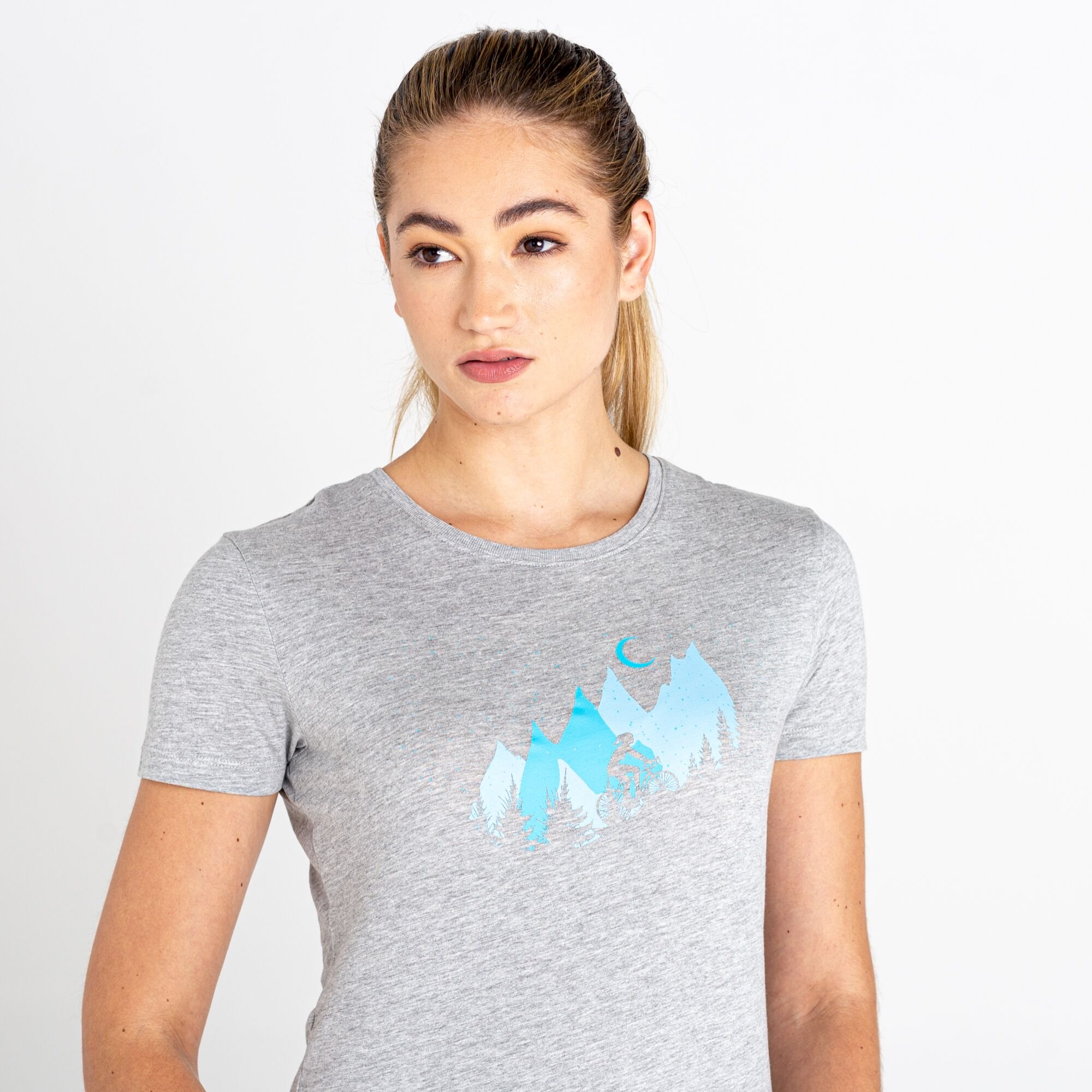 Dare 2b - Women's Peace of Mind Graphic Tee | Ash Grey Marl