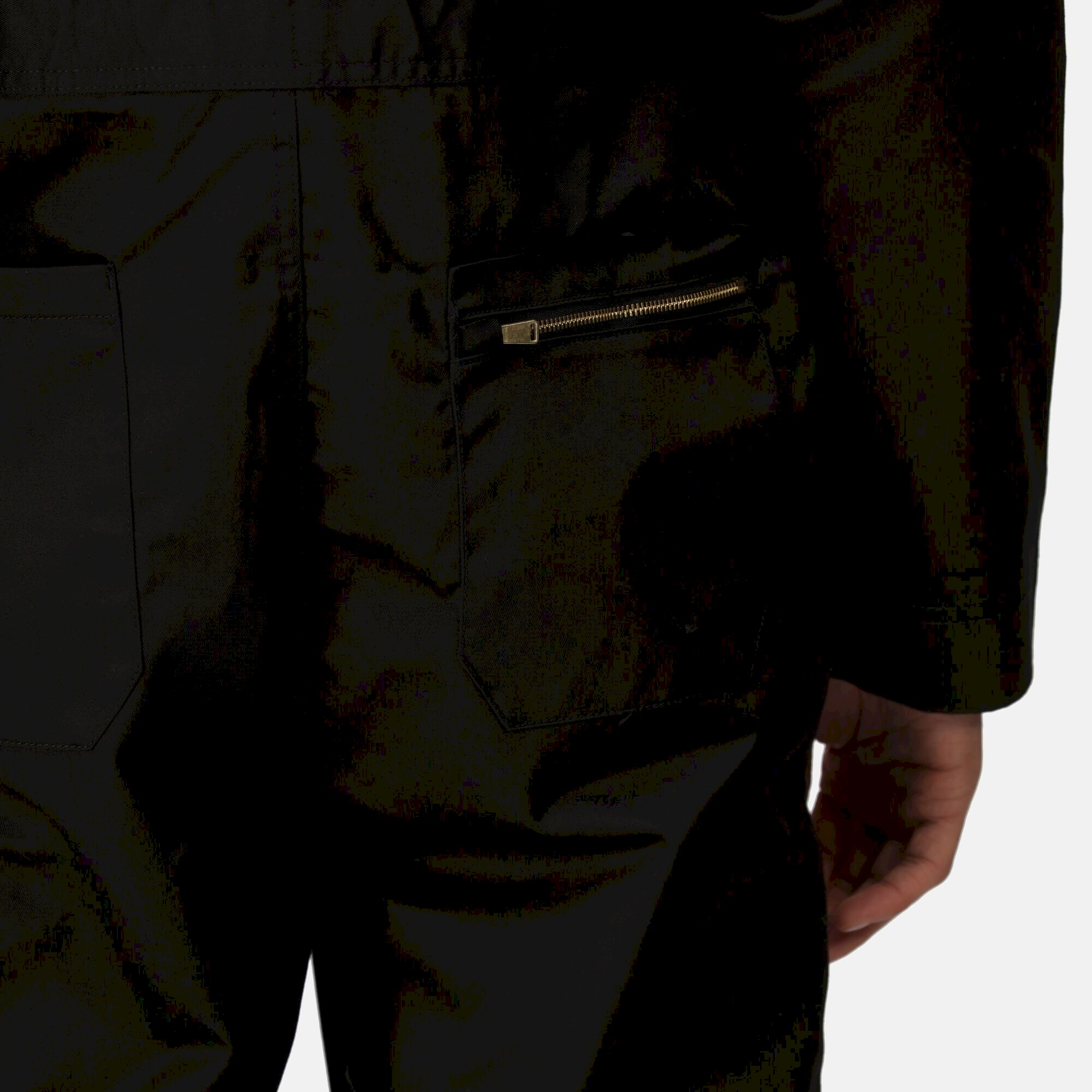 Men's Zip Fasten Coverall | Black