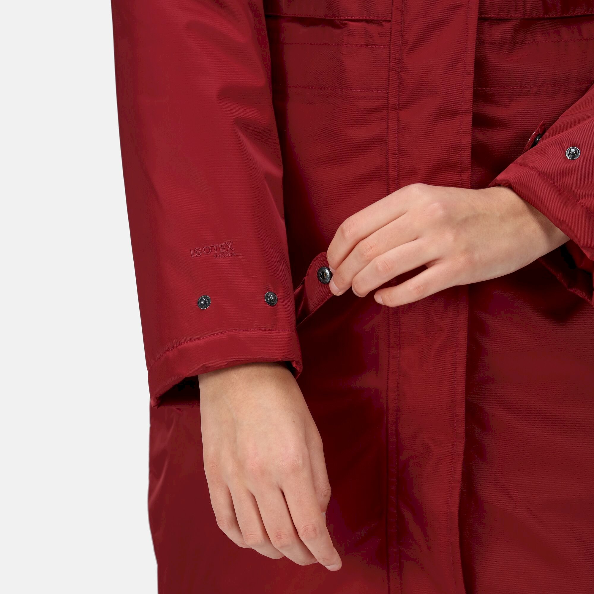 Women's Lyanna Fur Trim Parka Jacket | Cabernet