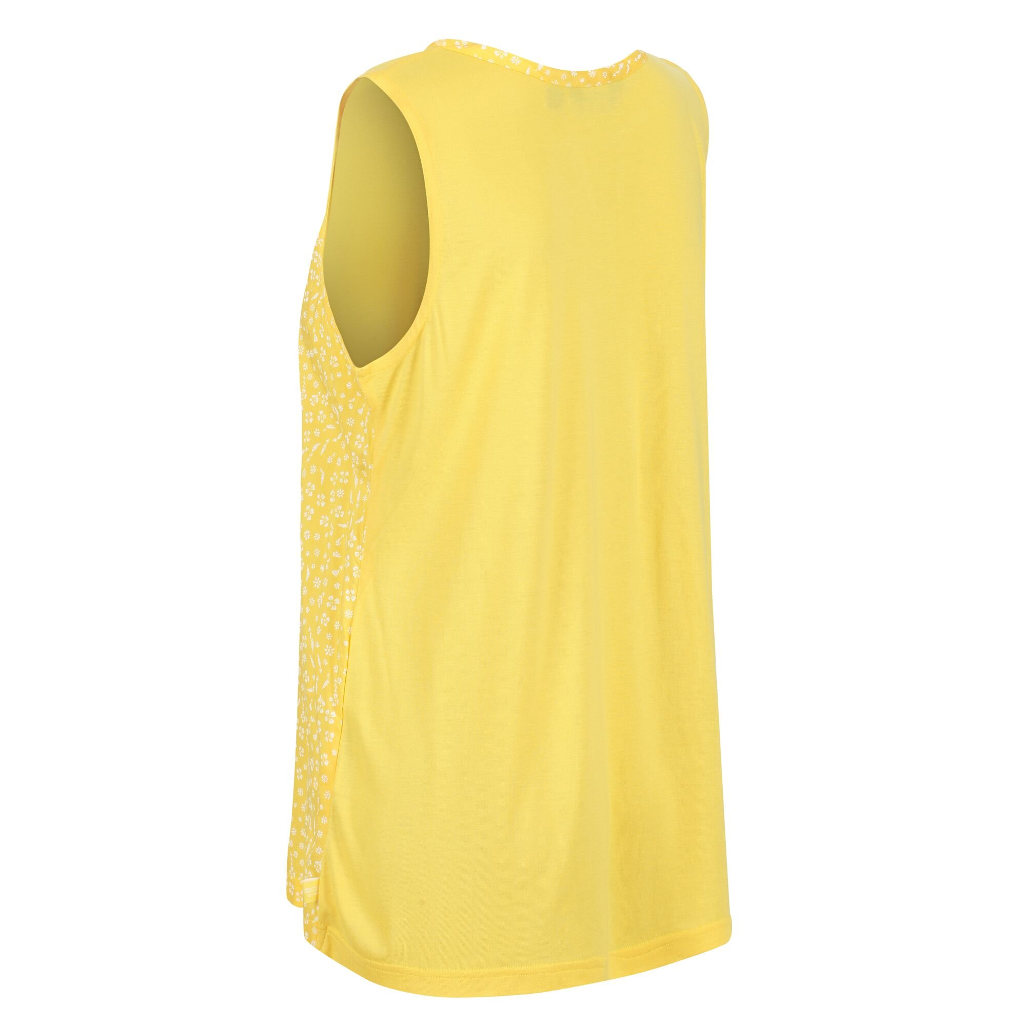 Women's Janessa V-Neck Top | Maize Yellow Ditsy
