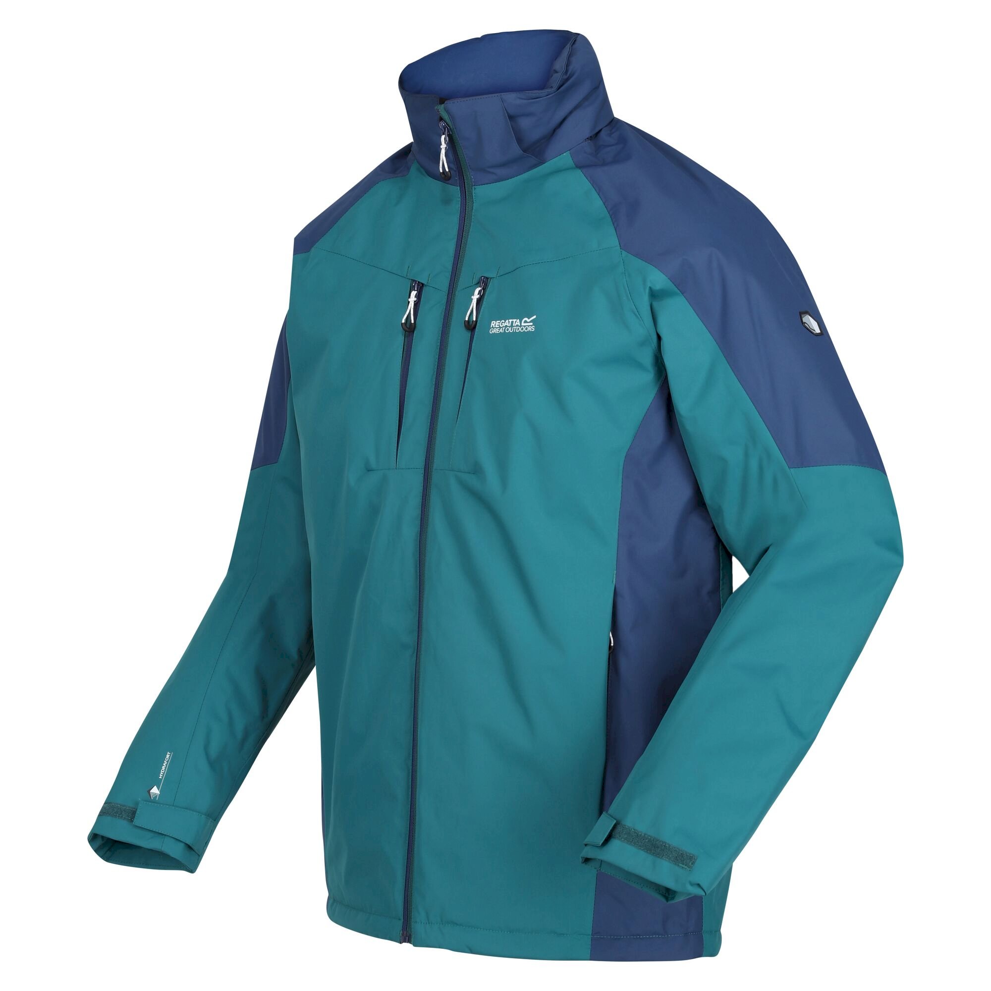 Men's Winter Calderdale Waterproof Jacket | Pacific Green Admiral Blue