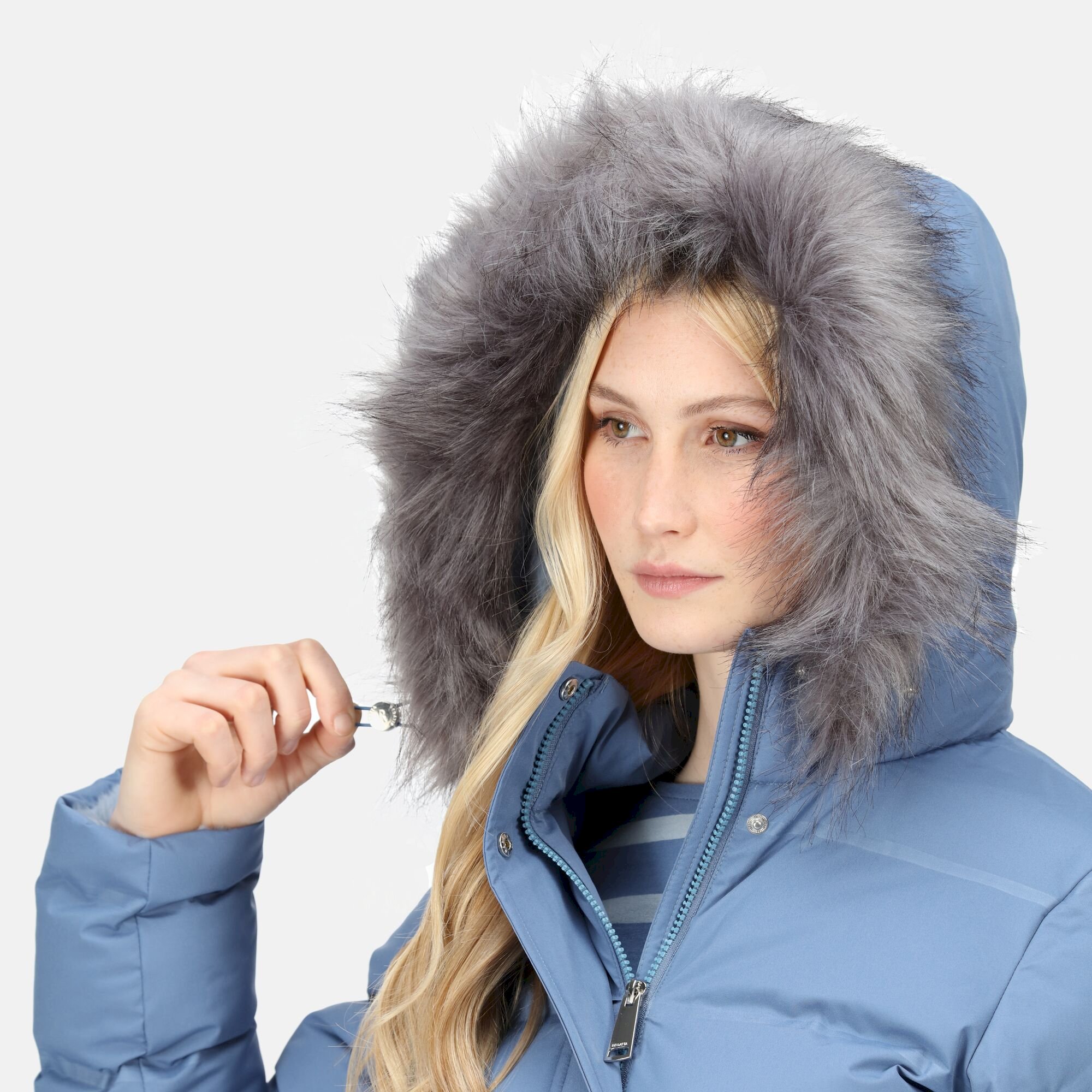 Women's Daleyza Thermal Parka Jacket | Slate Blue