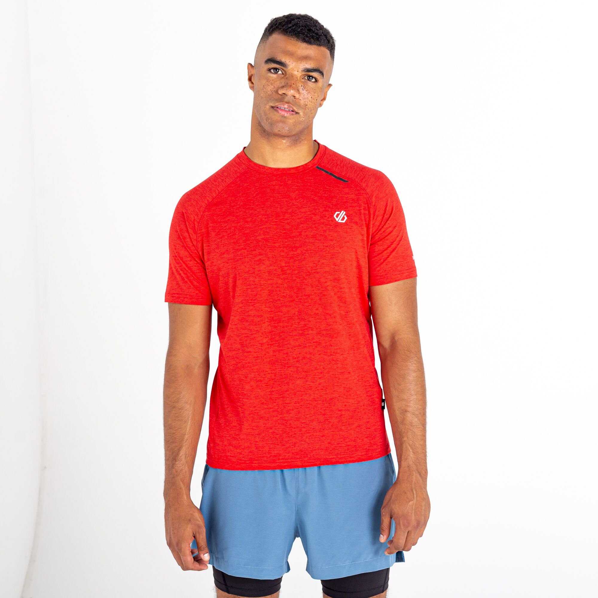 Dare 2b - Men's Persist T-Shirt | Danger Red Marl