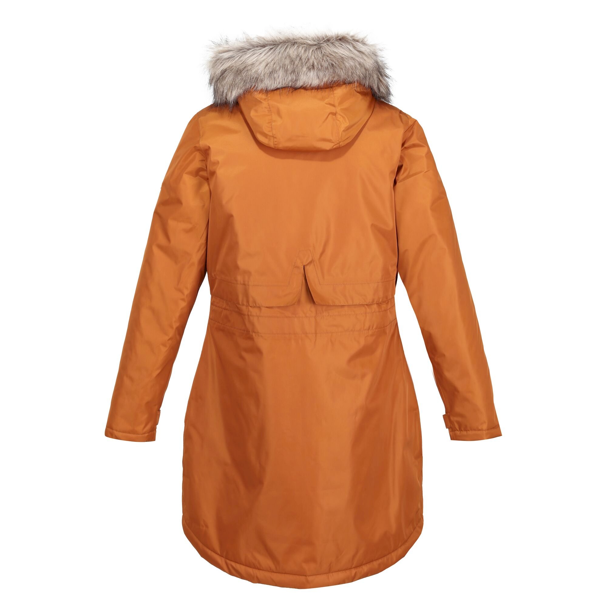 Giovanna Fletcher Collection - Lyanna Fur Trim Parka Jacket | Copper Almond