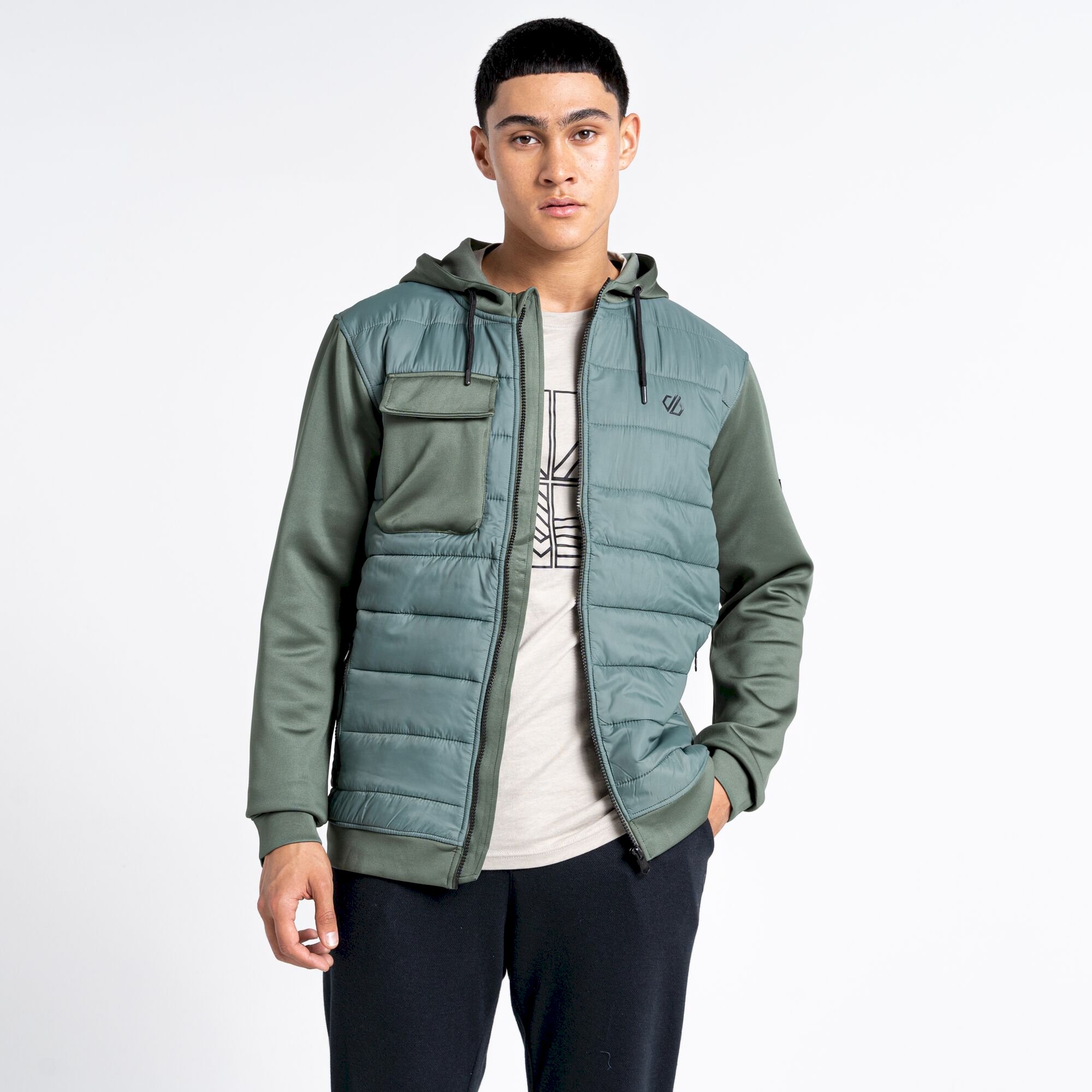Dare 2b - Men's Sharp Hybrid Jacket | Duck Green