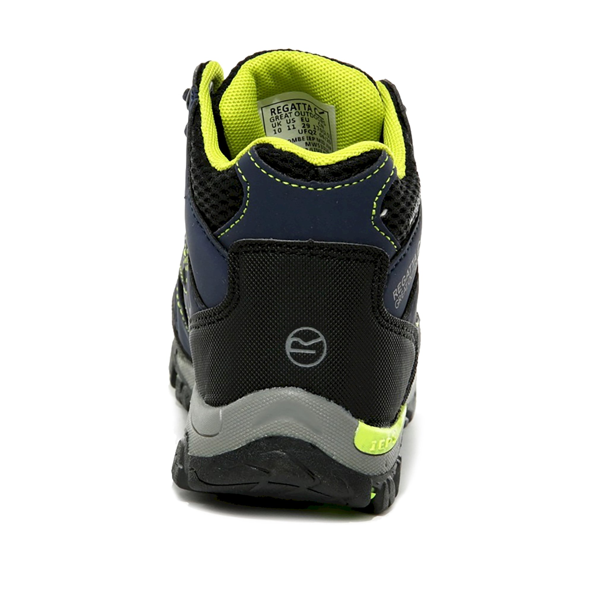 Kids' Holcombe Waterproof Mid Walking Boots | Navy Lime Punch