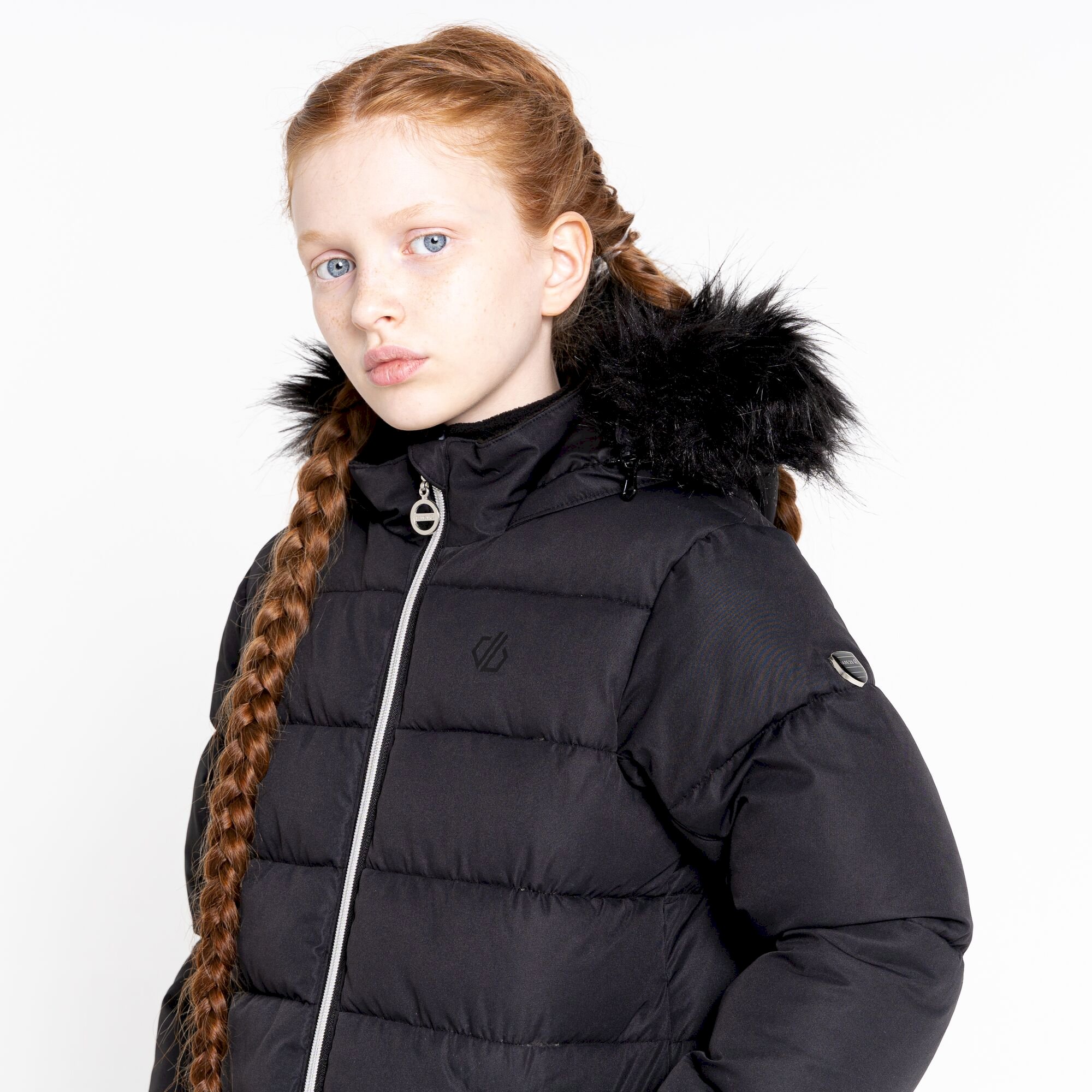 Dare 2b - Girls' Striking II Waterproof Jacket | Black