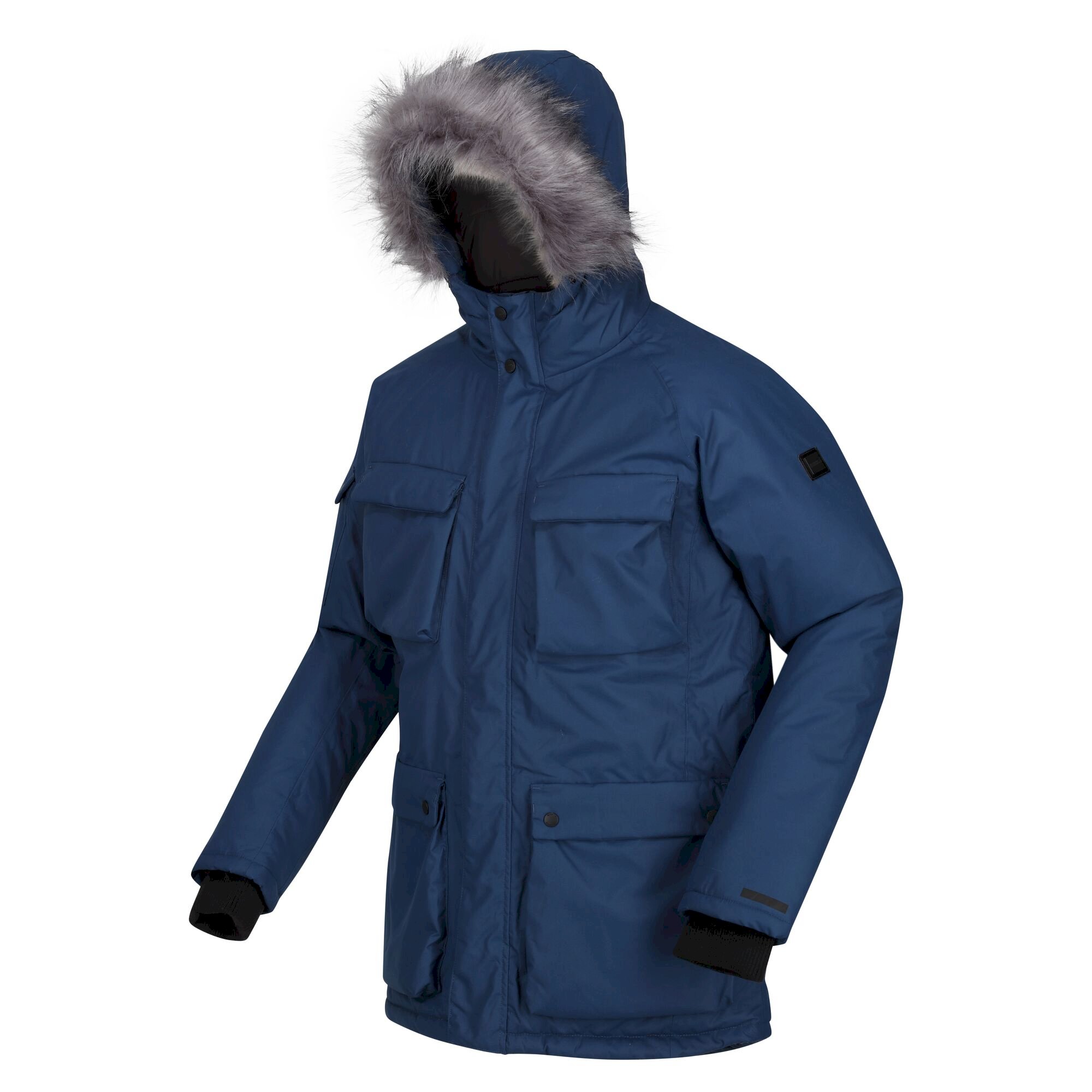Men's Aziel Waterproof Heated Parka Jacket | Dark Denim