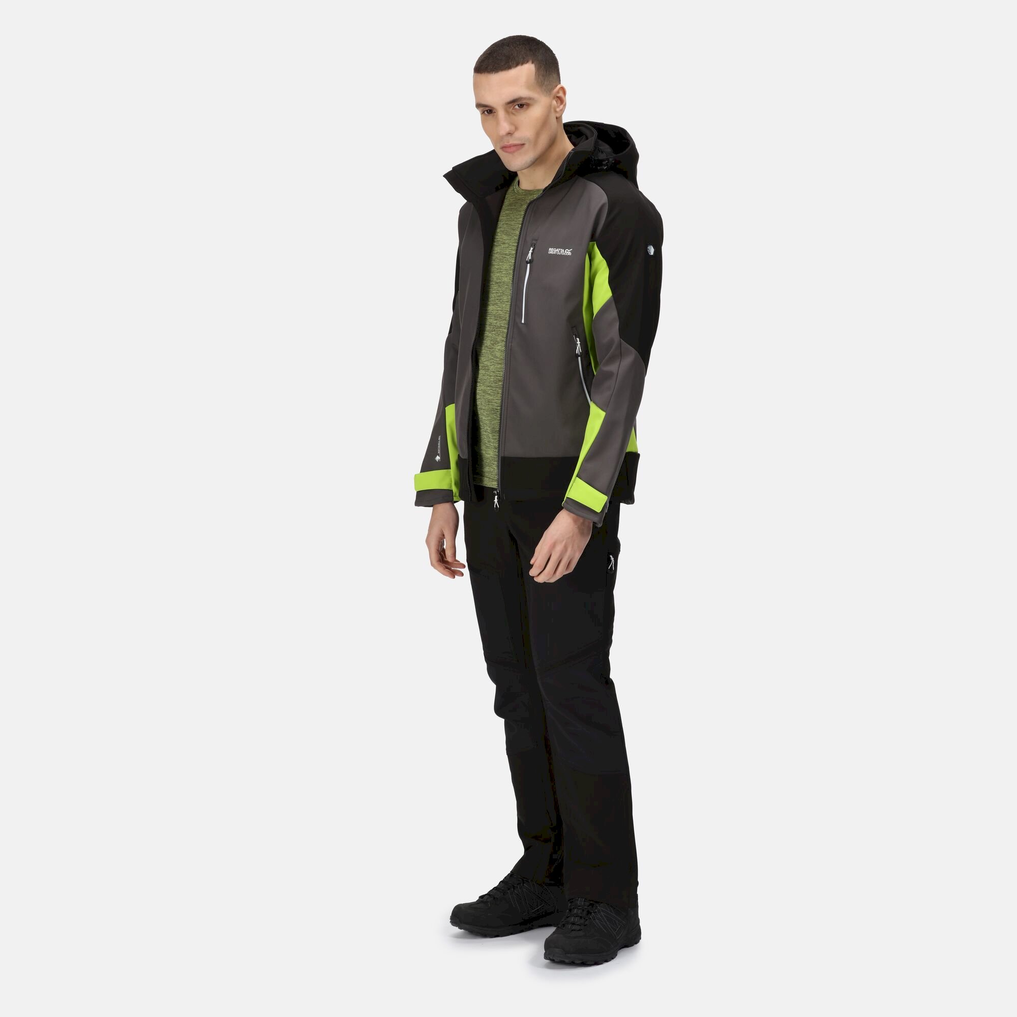 Men's Hewitts VII Softshell Jacket | Dark Grey Black