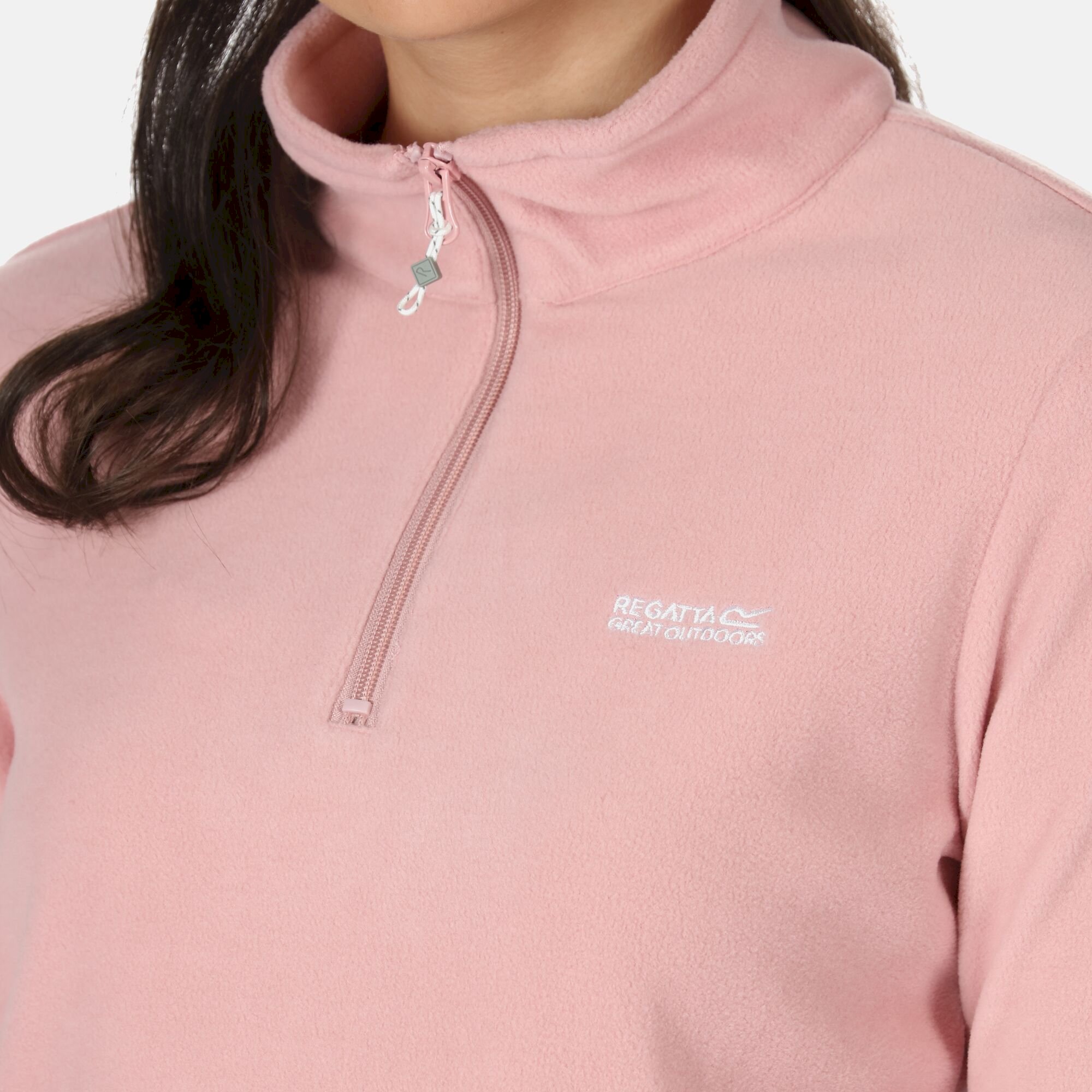 Women's Sweethart Lightweight Half-Zip Fleece | Powder Pink