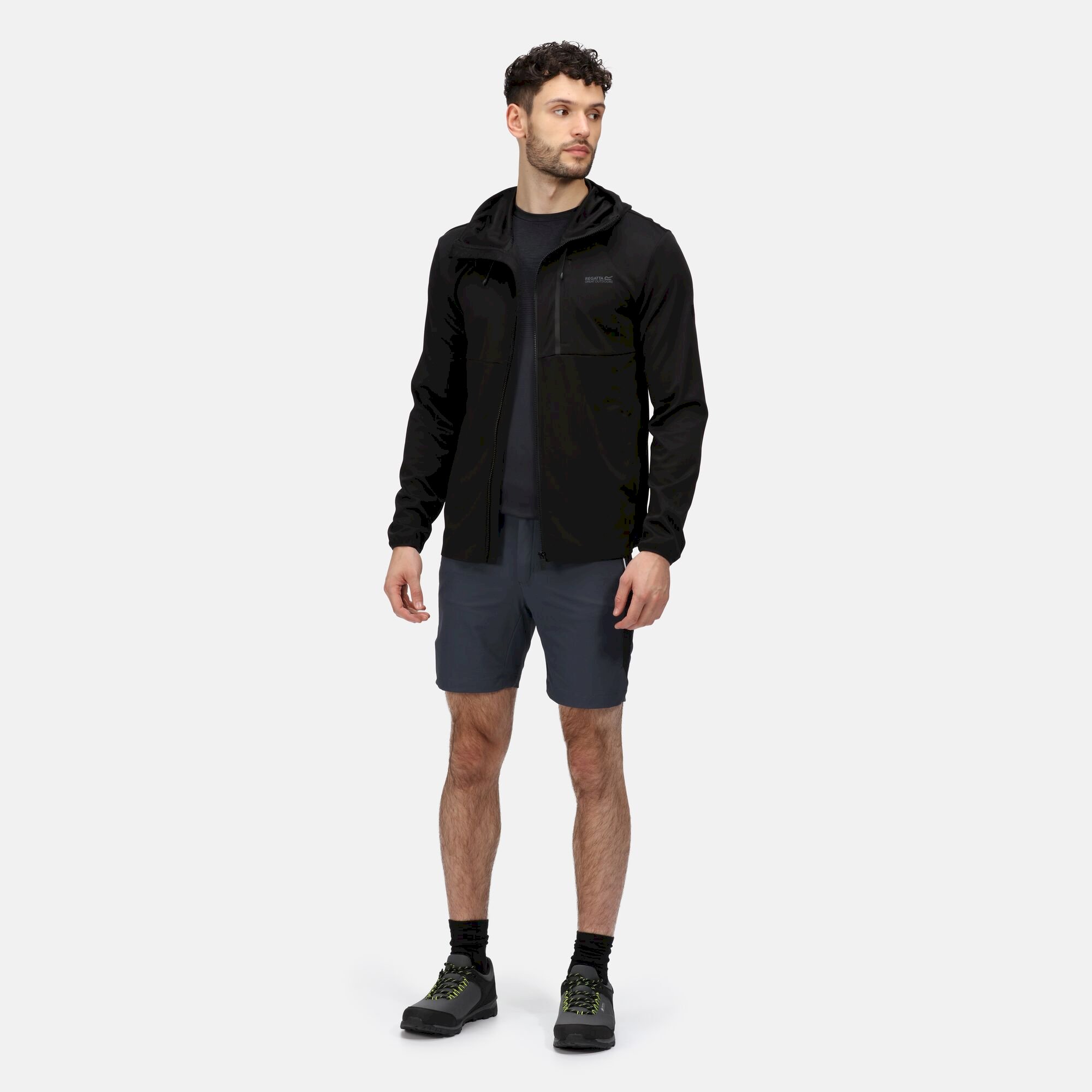 Men's Boyare Full Zip Hoody | Black