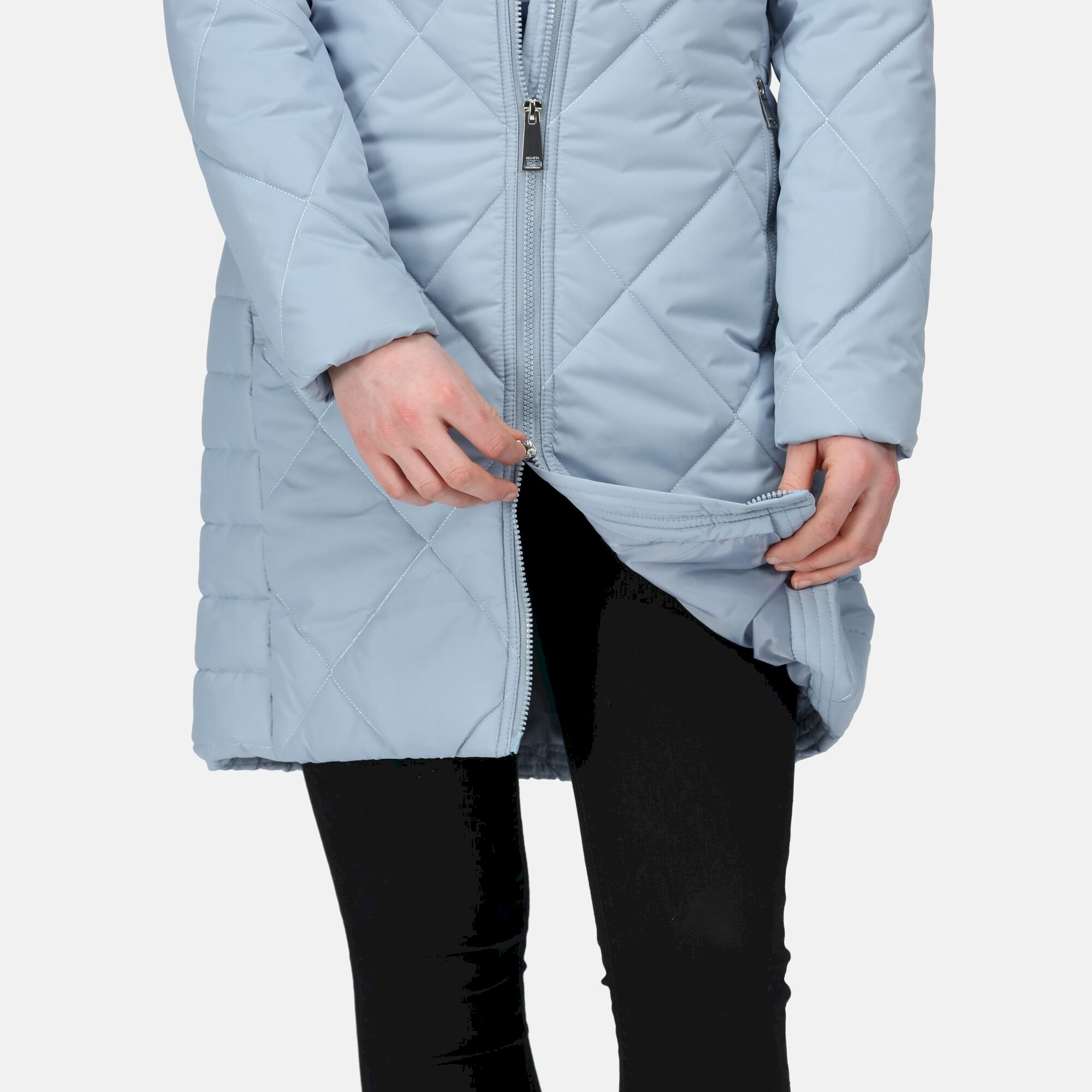 Women's Fritha II Insulated Parka Jacket | Ice Grey