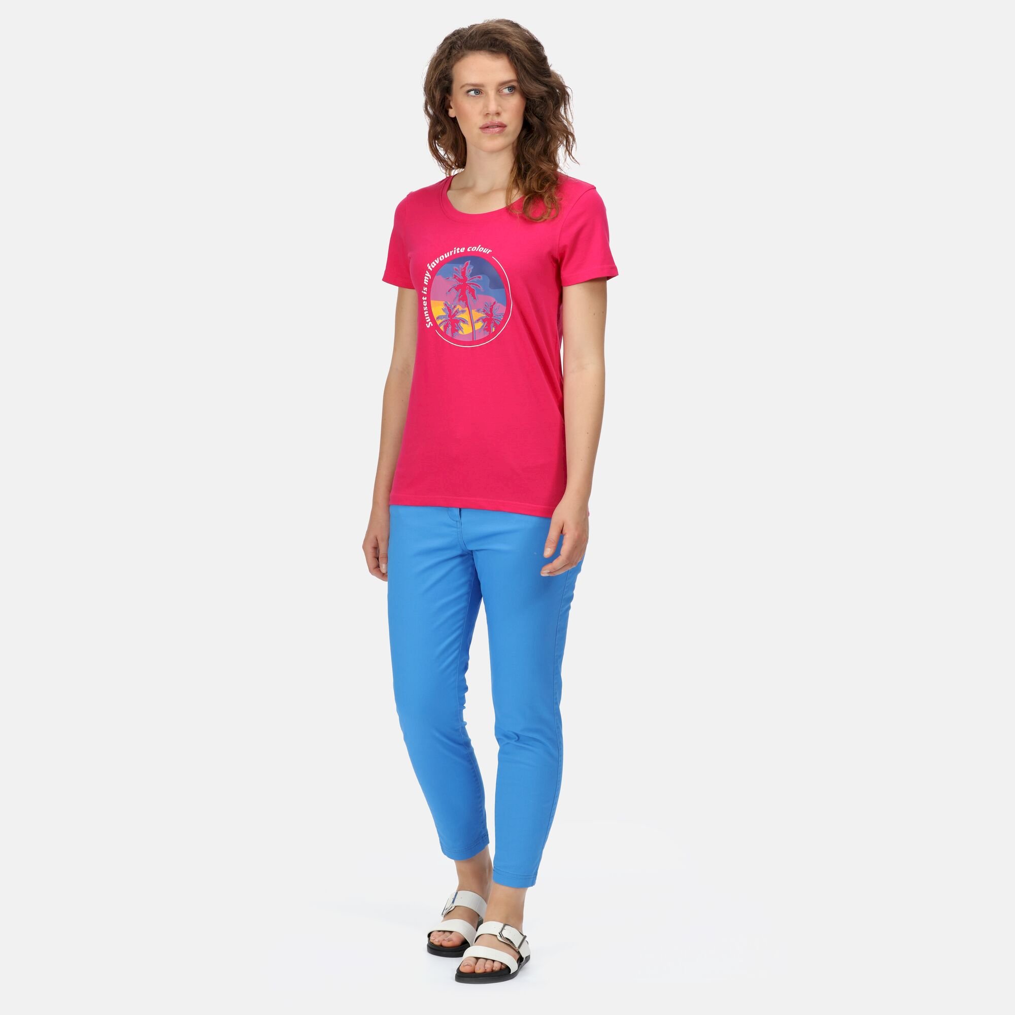 Women's Filandra VI Print T-Shirt | Pink Fusion