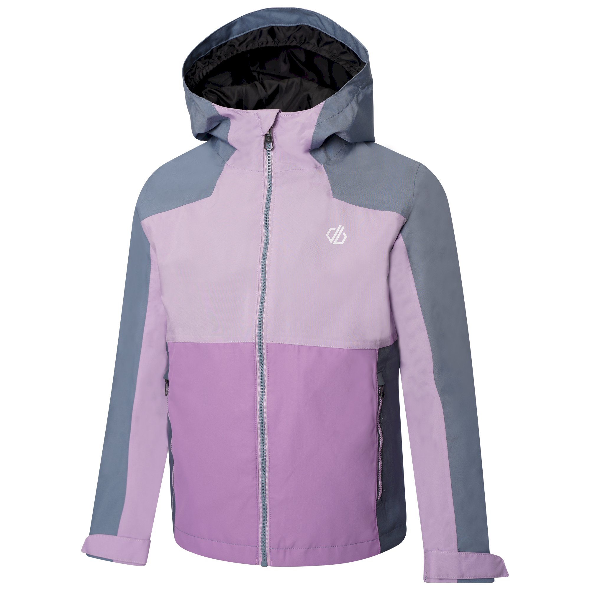 Dare 2b - Kids' In The Lead III Recycled Waterproof Jacket | Lupine Lavender Bluestone