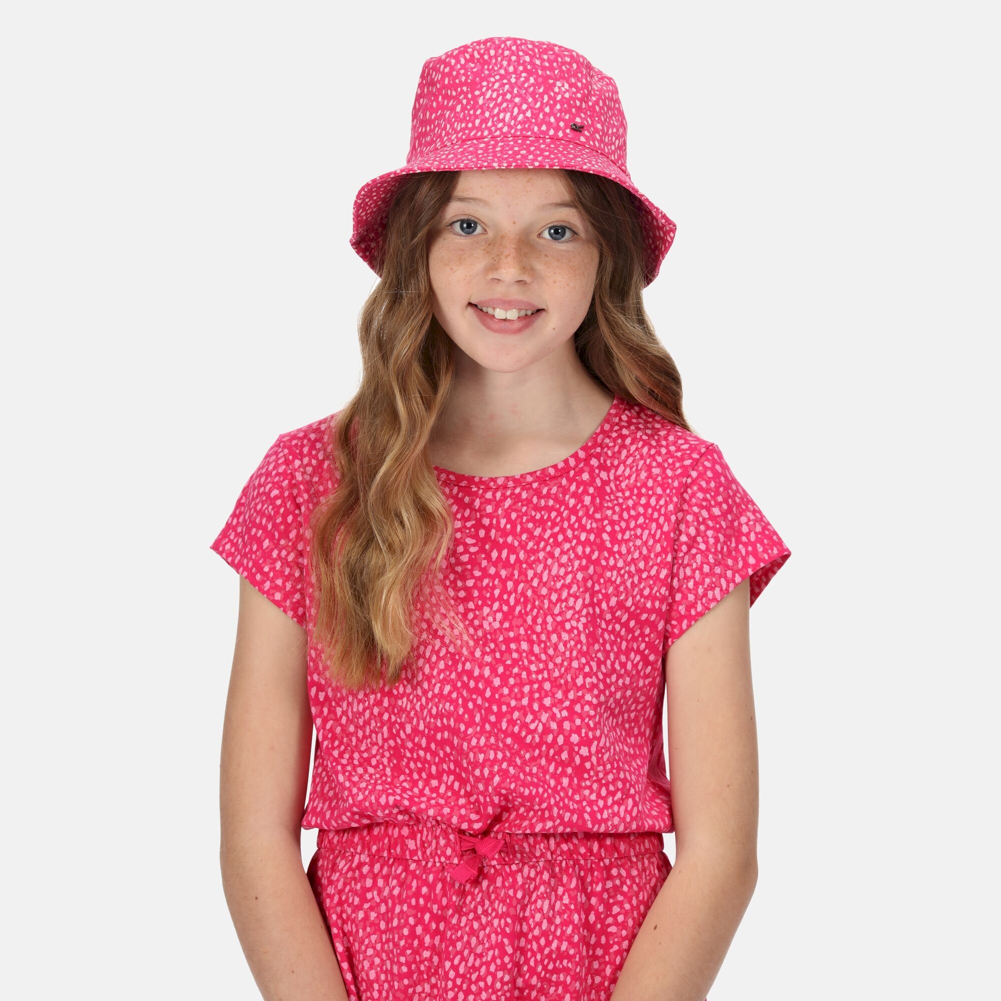 Kids' Crow Canvas Hat | Pink Fusion Abstract Animal