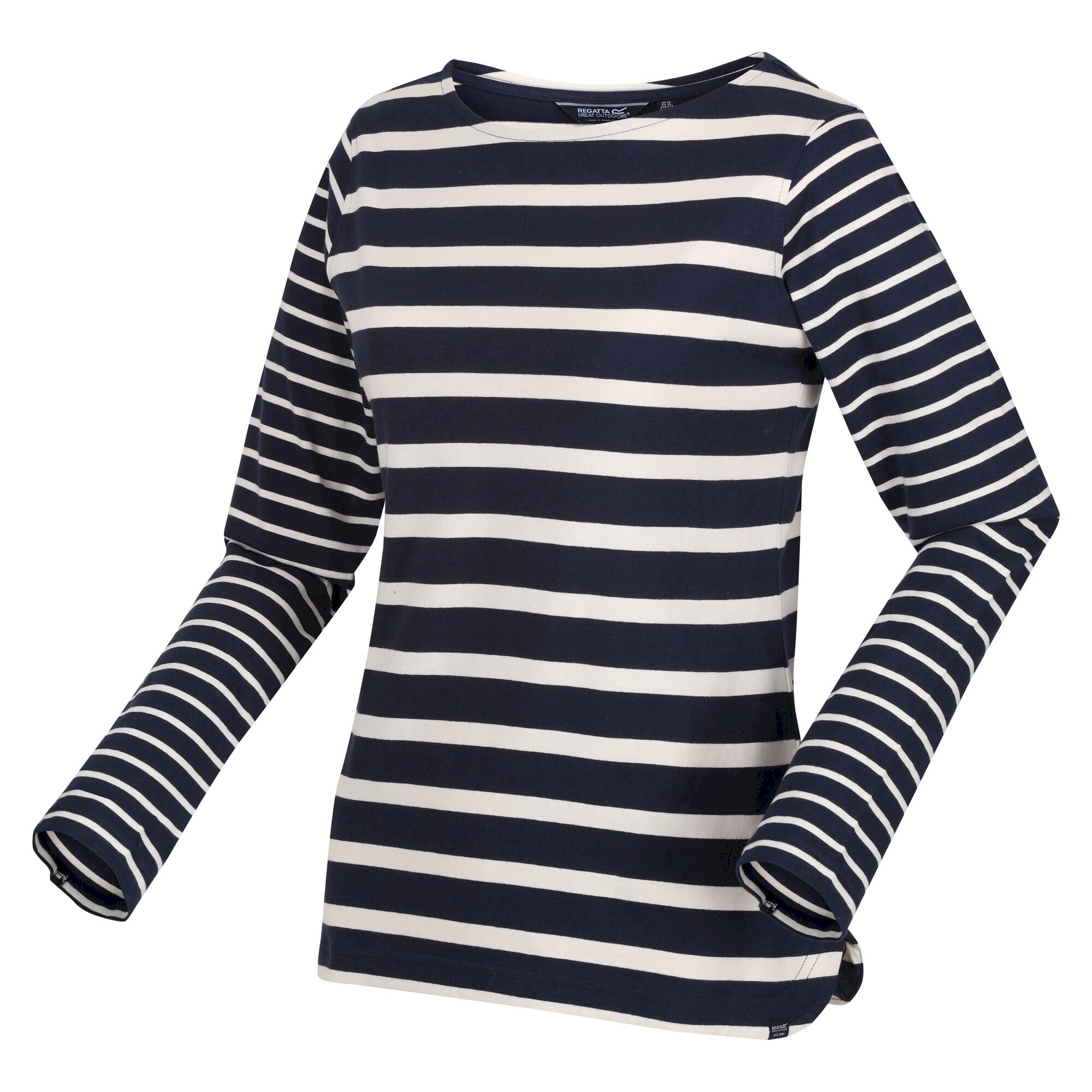 Women's Farida Striped T-Shirt | Navy Light Vanilla