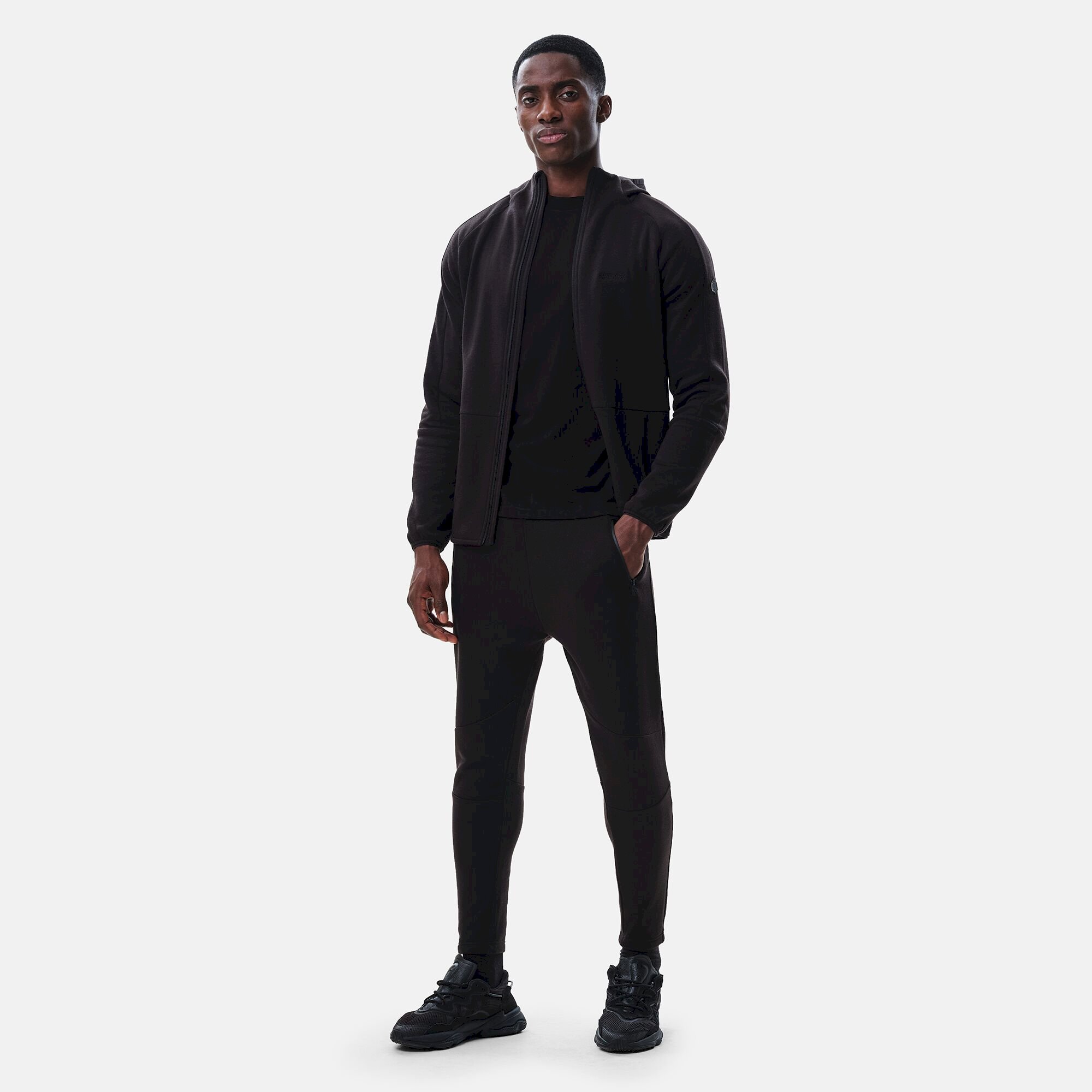 Men's Glenton Full Zip Fleece | Black