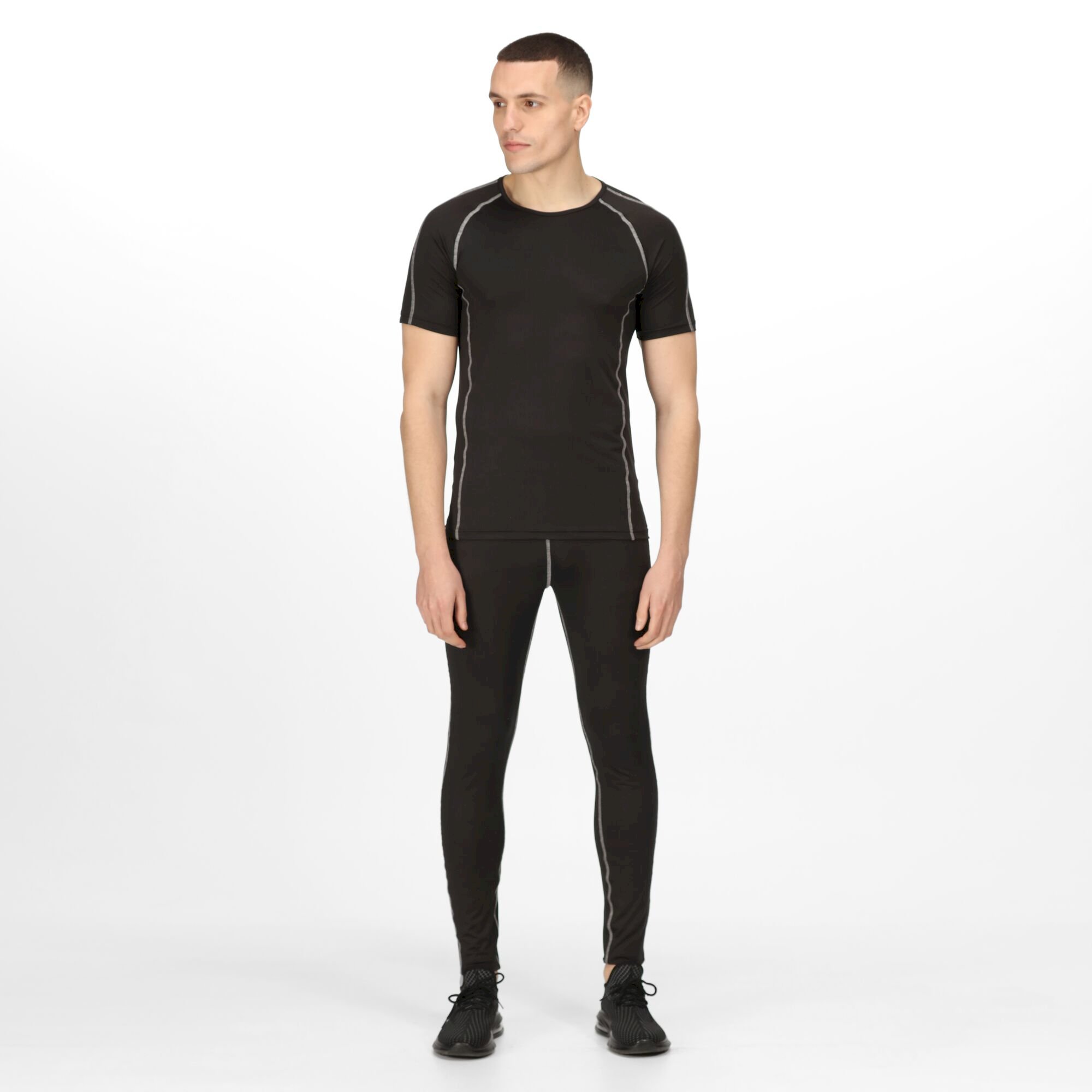 Men's SS Base Layer Top | Black