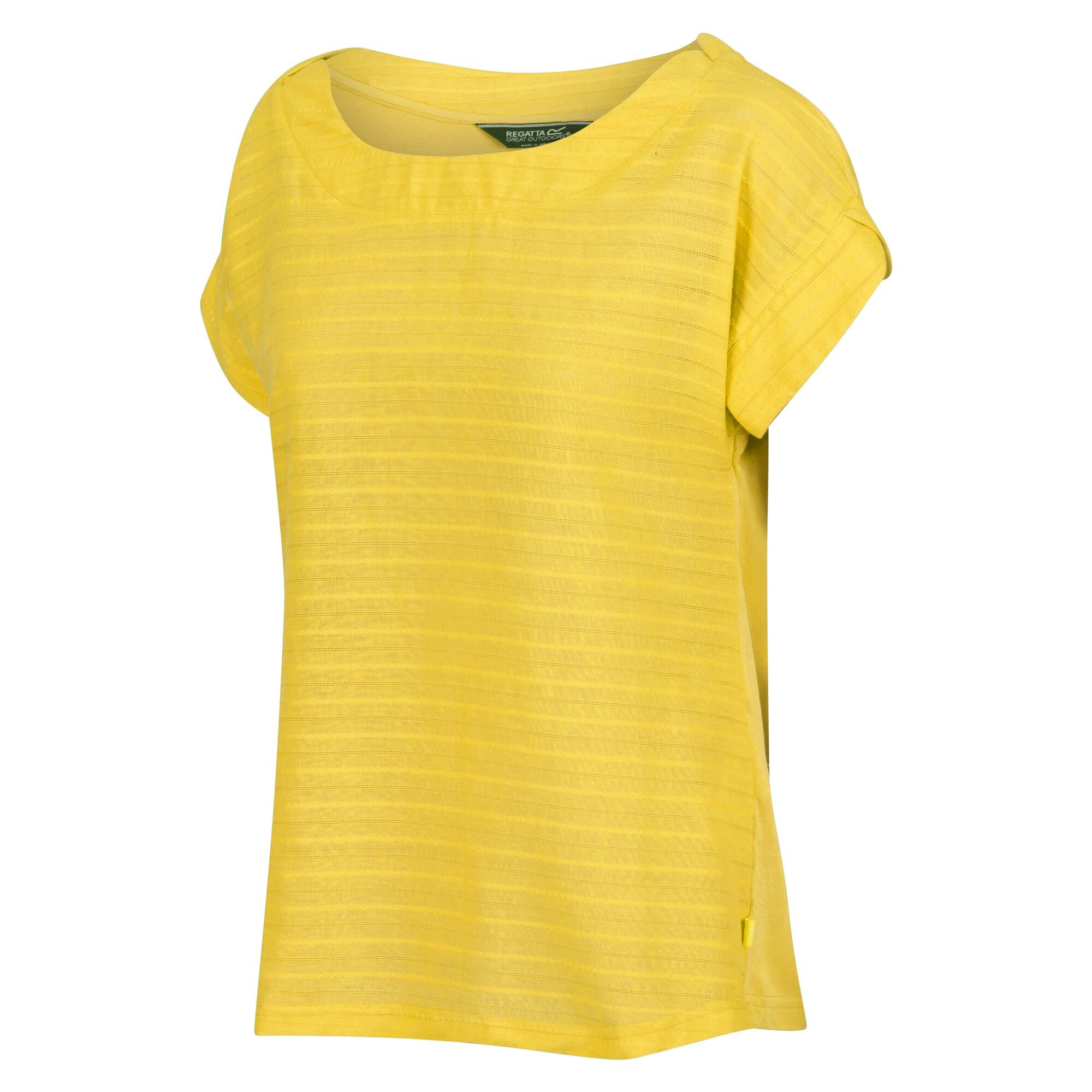 Women's Adine Stripe T-Shirt | Maize Yellow