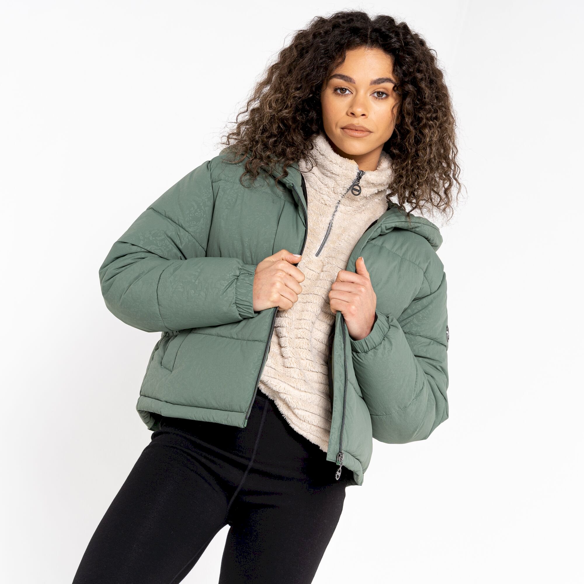 Dare 2b - Women's Lavishly Hooded Puffer Jacket | Duck Green
