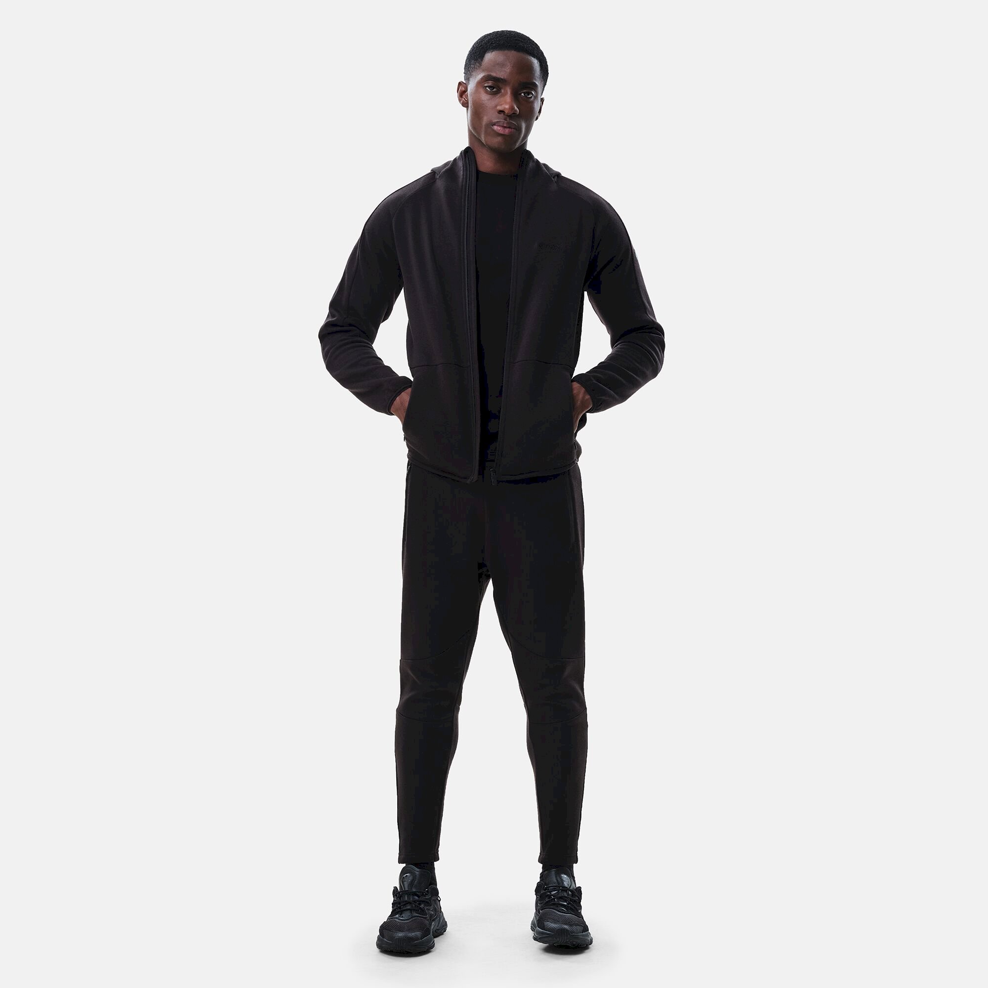 Men's Glenton Full Zip Fleece | Black