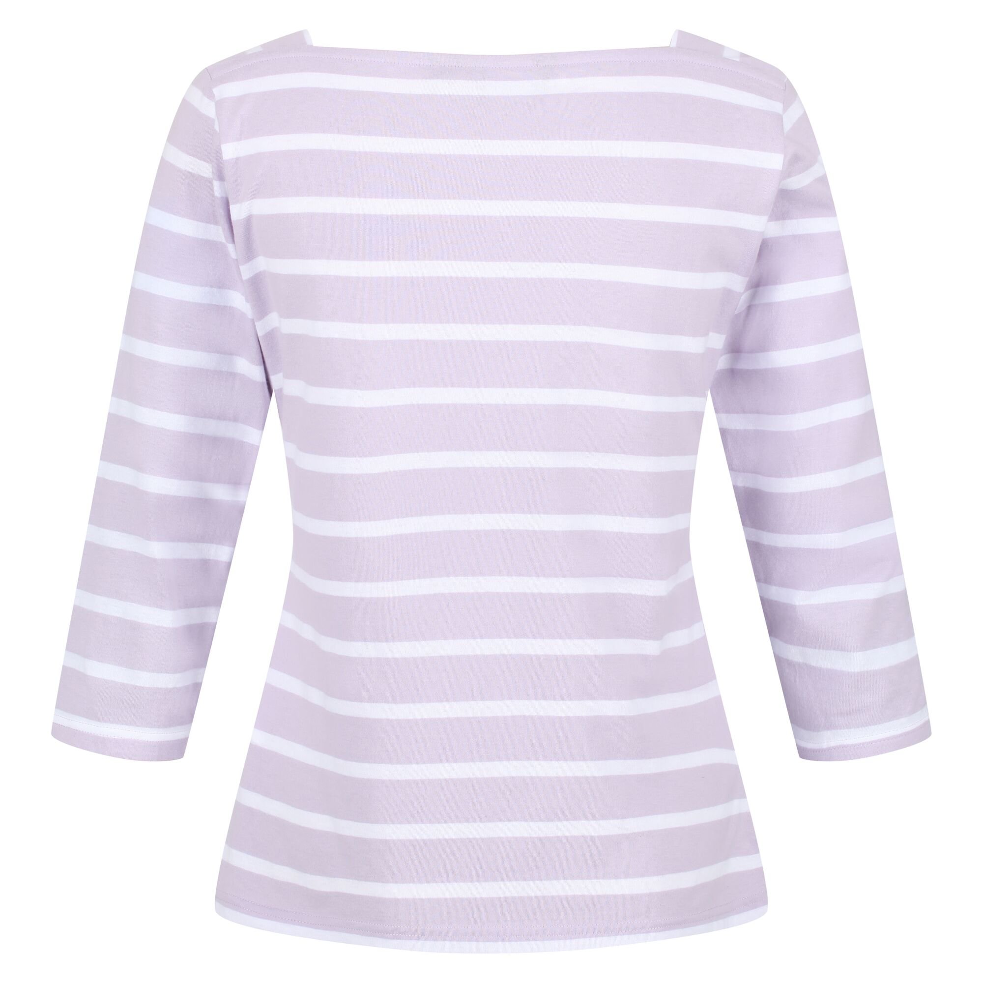 Women's Polexia Square Neck Top | Pastel Lilac White