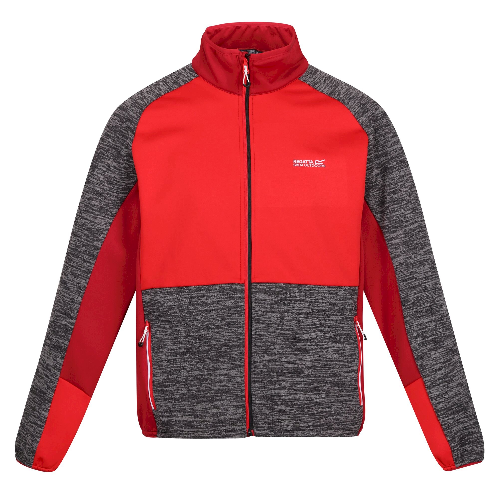 Men's Coladane IV Full Zip Fleece | Dark Grey Chinese Red