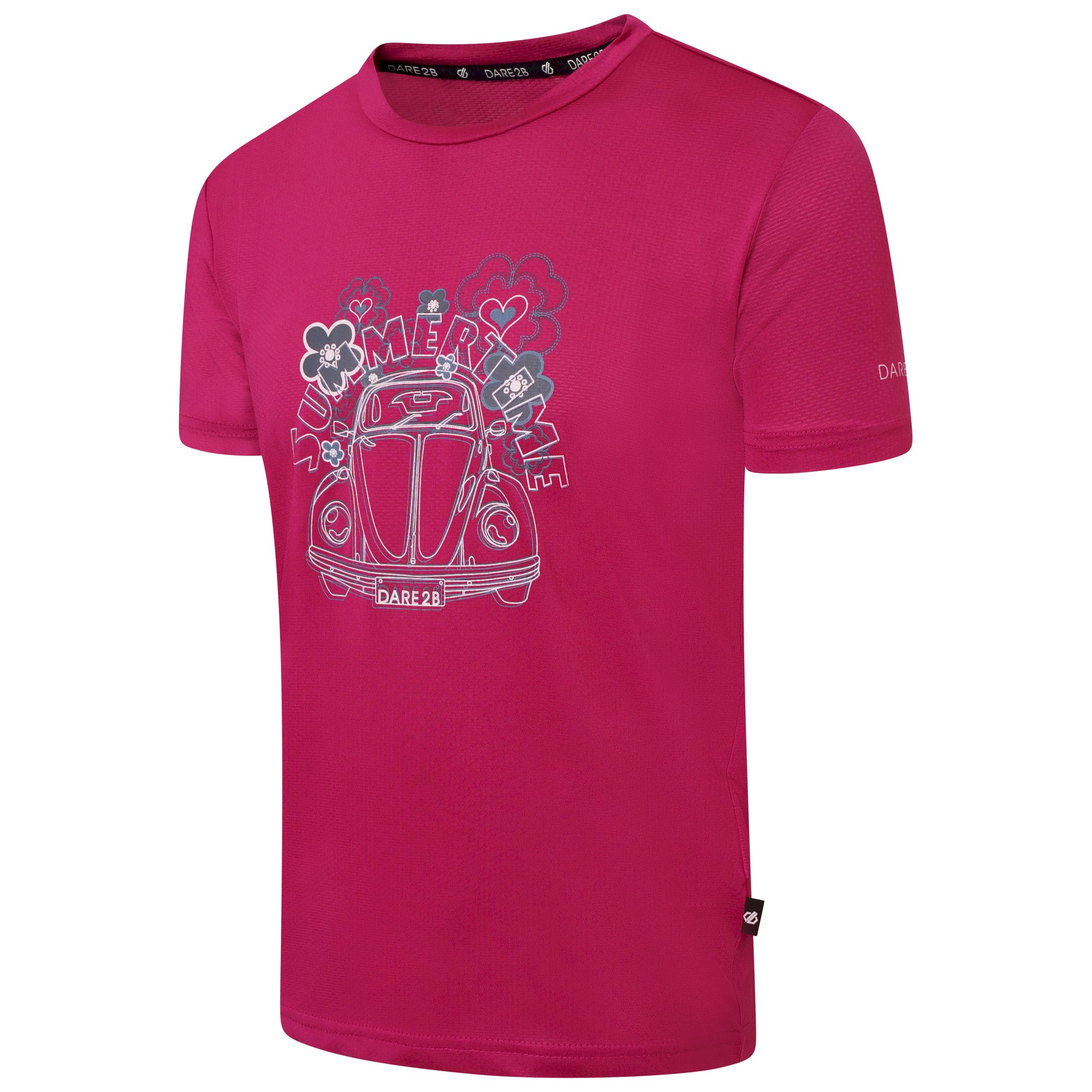 Dare 2b - Kids' Rightful Recycled Graphic Tee | Fuchsia