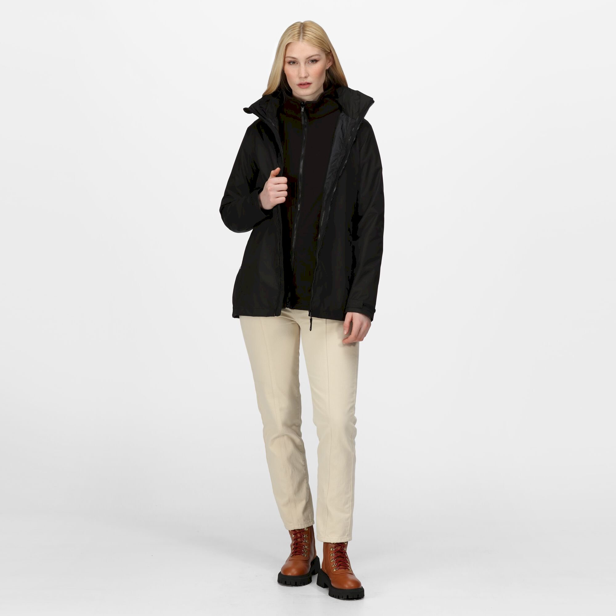 Women's Classic 3 in 1 Waterproof Jacket | Black