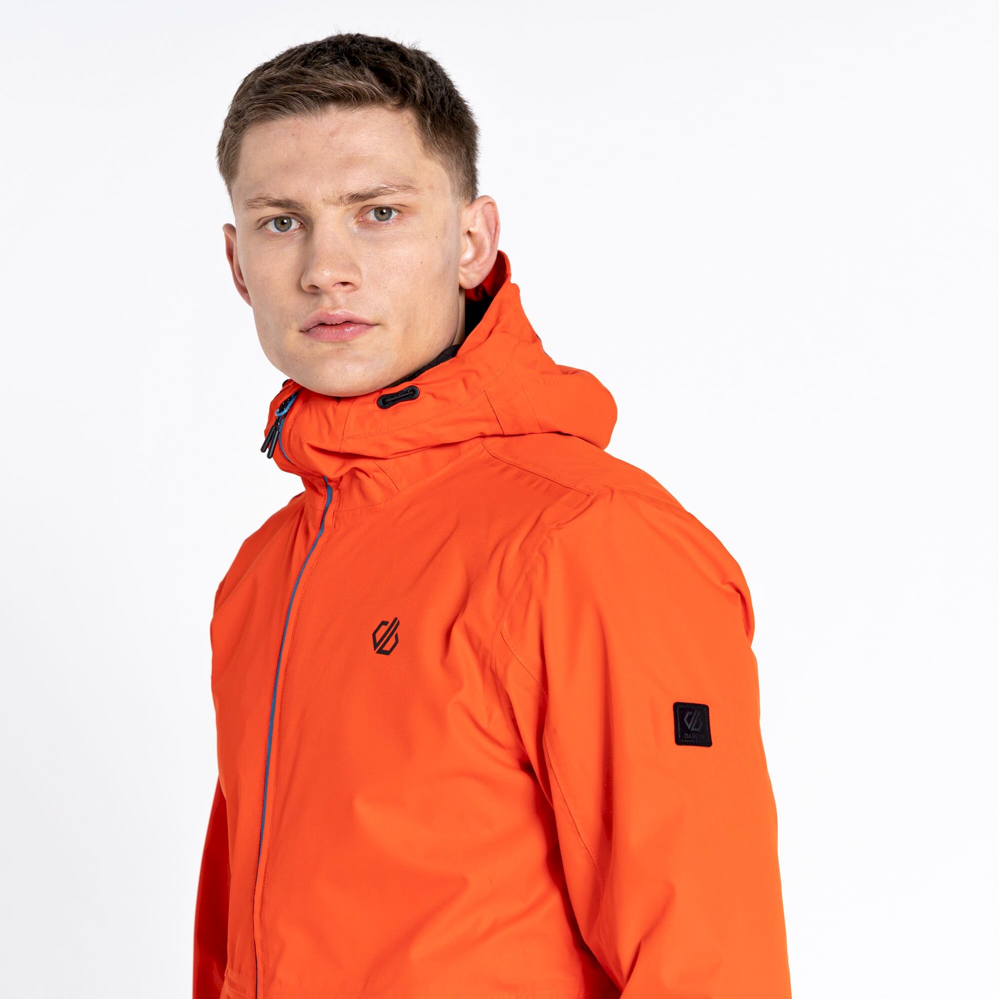 Dare 2b - Men's Stay Ready Recycled Waterproof Jacket | Burnt Salmon