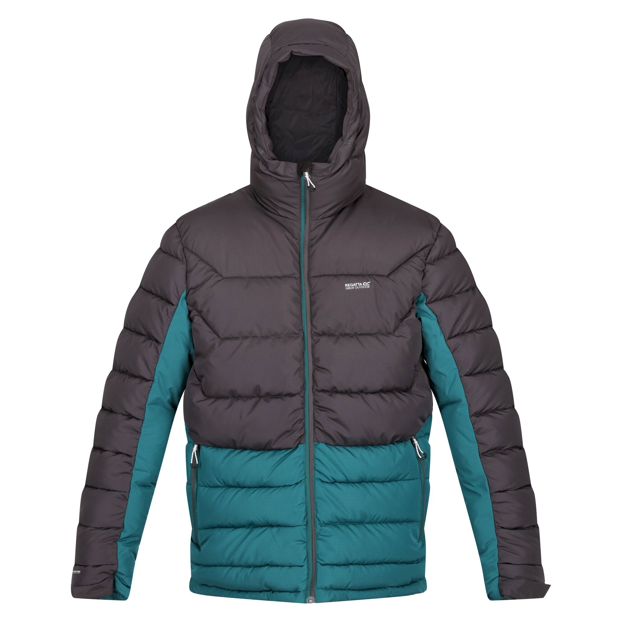Men's Nevado VI Puffer Jacket | Dark Grey Pacific Green