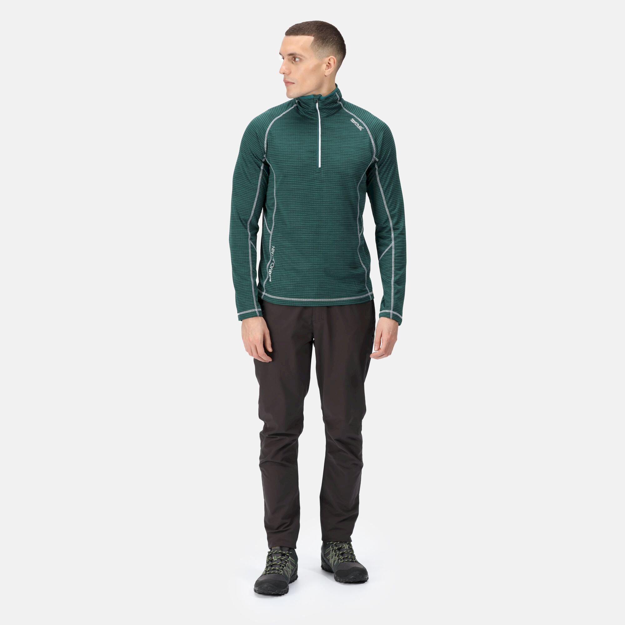 Men's Yonder Half Zip Top | Pacific Green