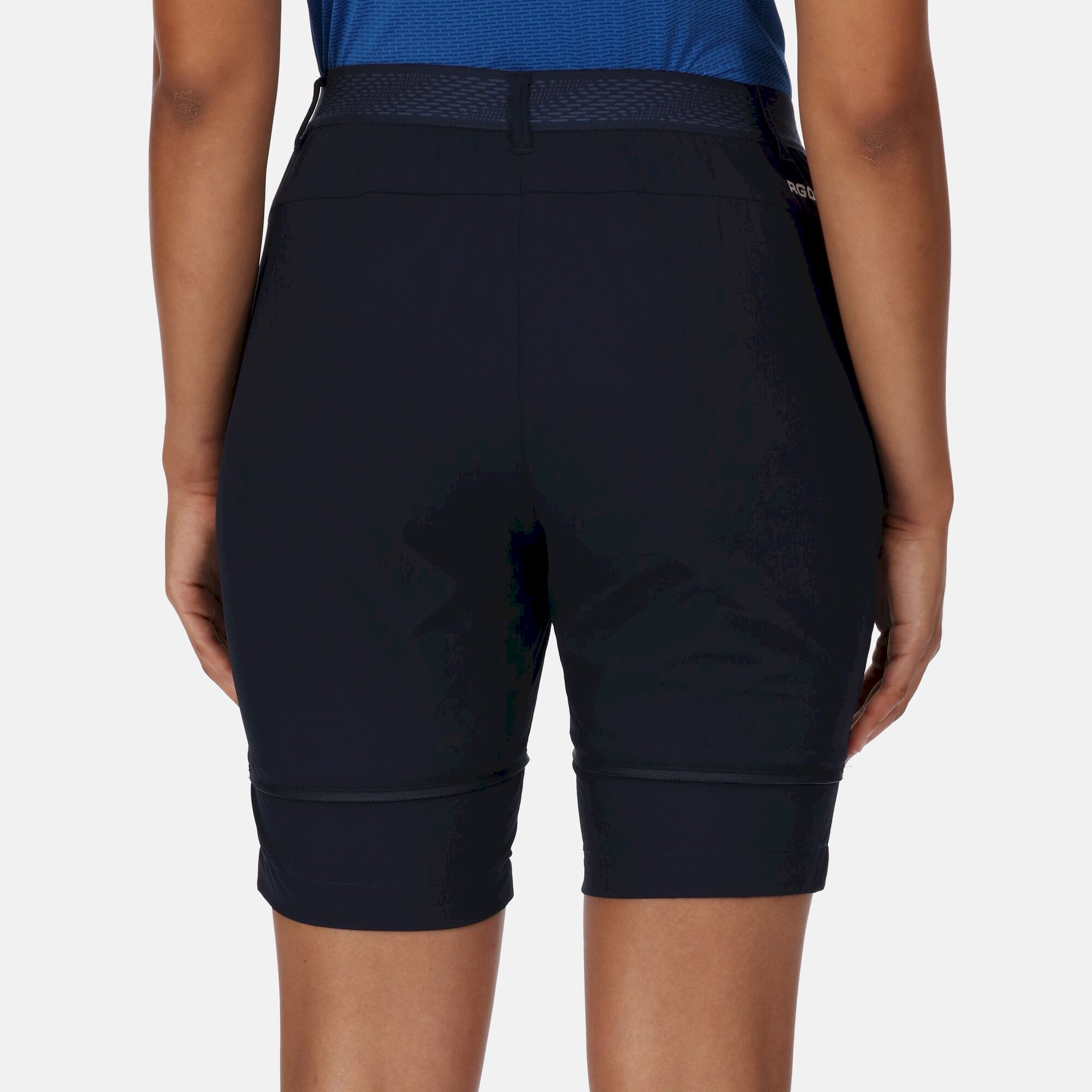 Women's Mountain Zip Off Walking Trousers | Navy