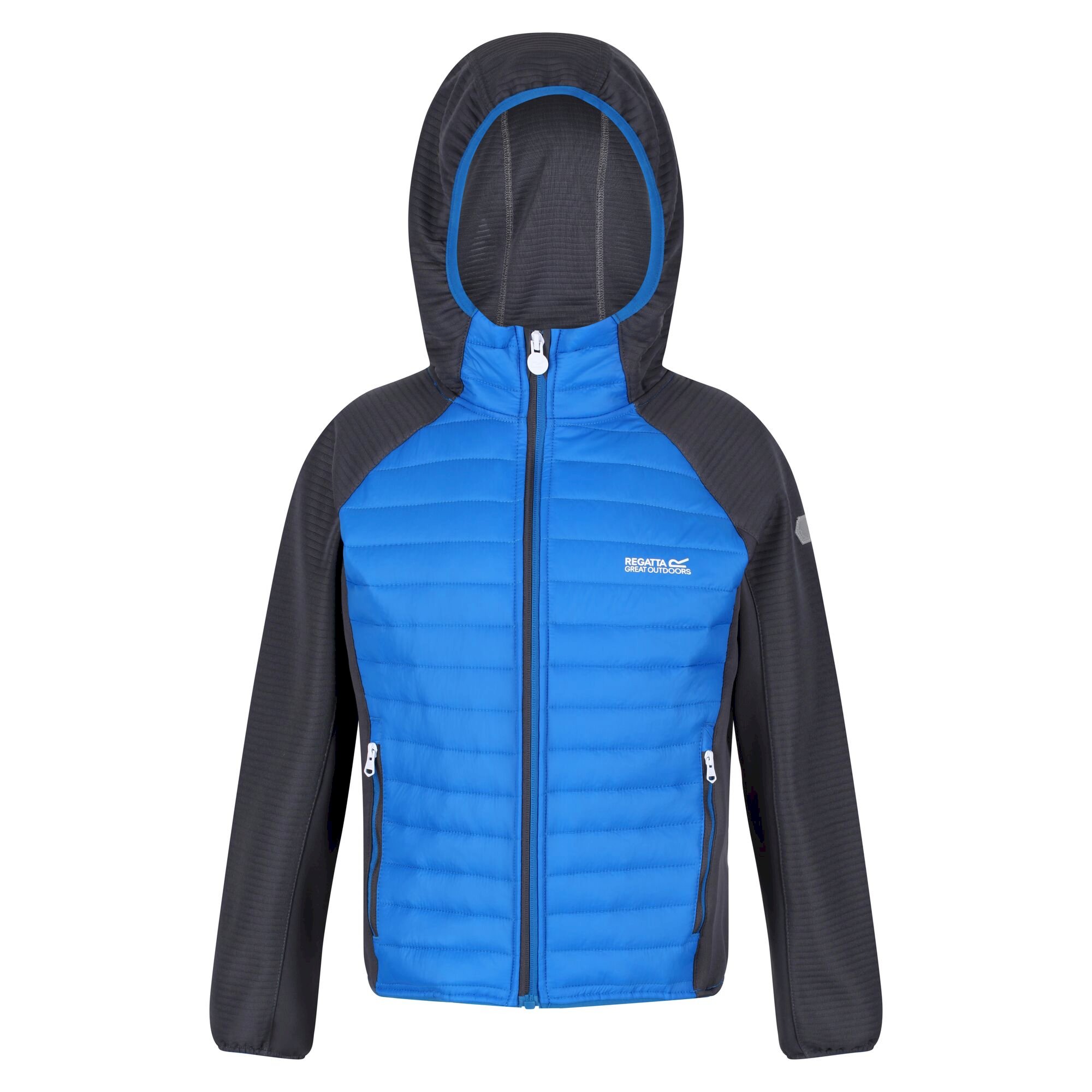 Kids' Kielder V Hybrid Insulated Jacket | Imperial Blue India Grey