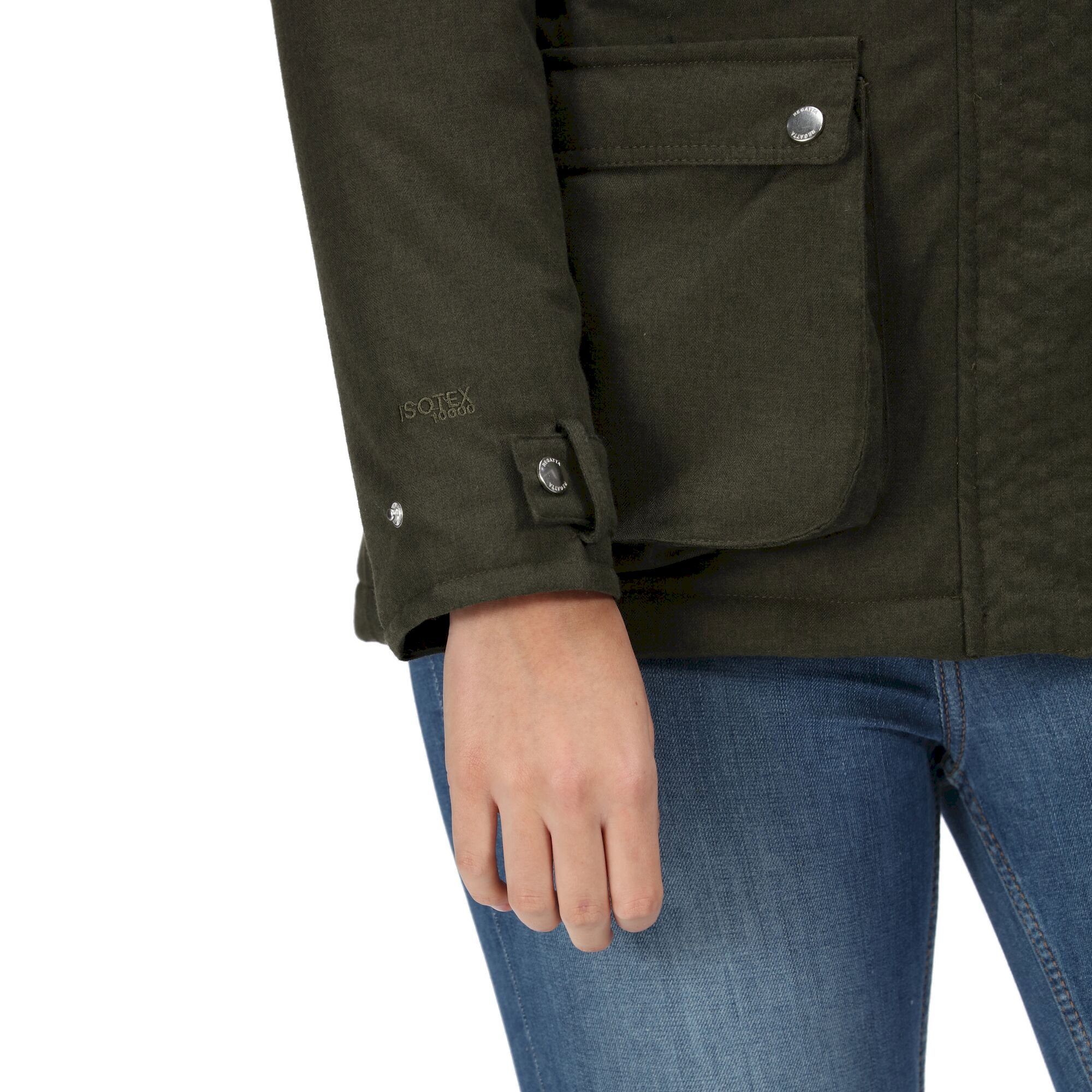 Women's Leighton Waterproof Jacket | Dark Khaki
