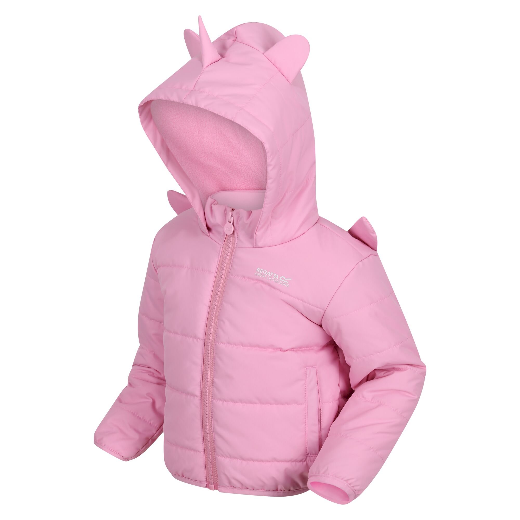 Kids' Dino Winter Jacket | Doll Pink Unicorn