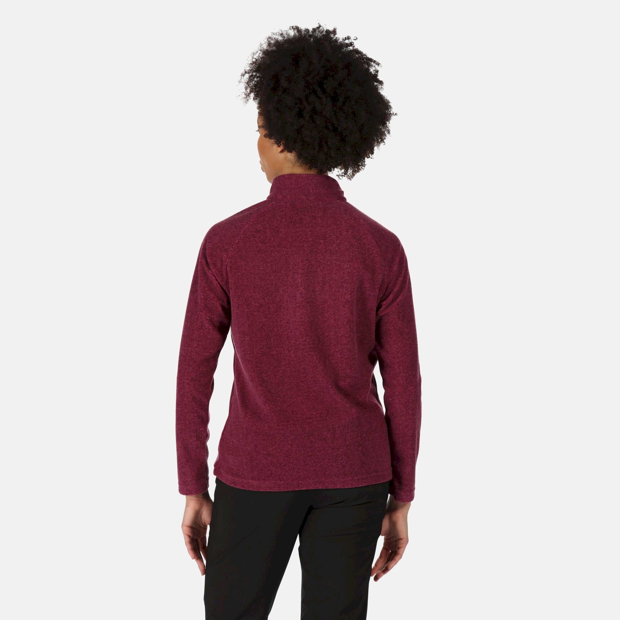 Women's Pimlo Half Zip Velour Fleece | Amaranth Haze