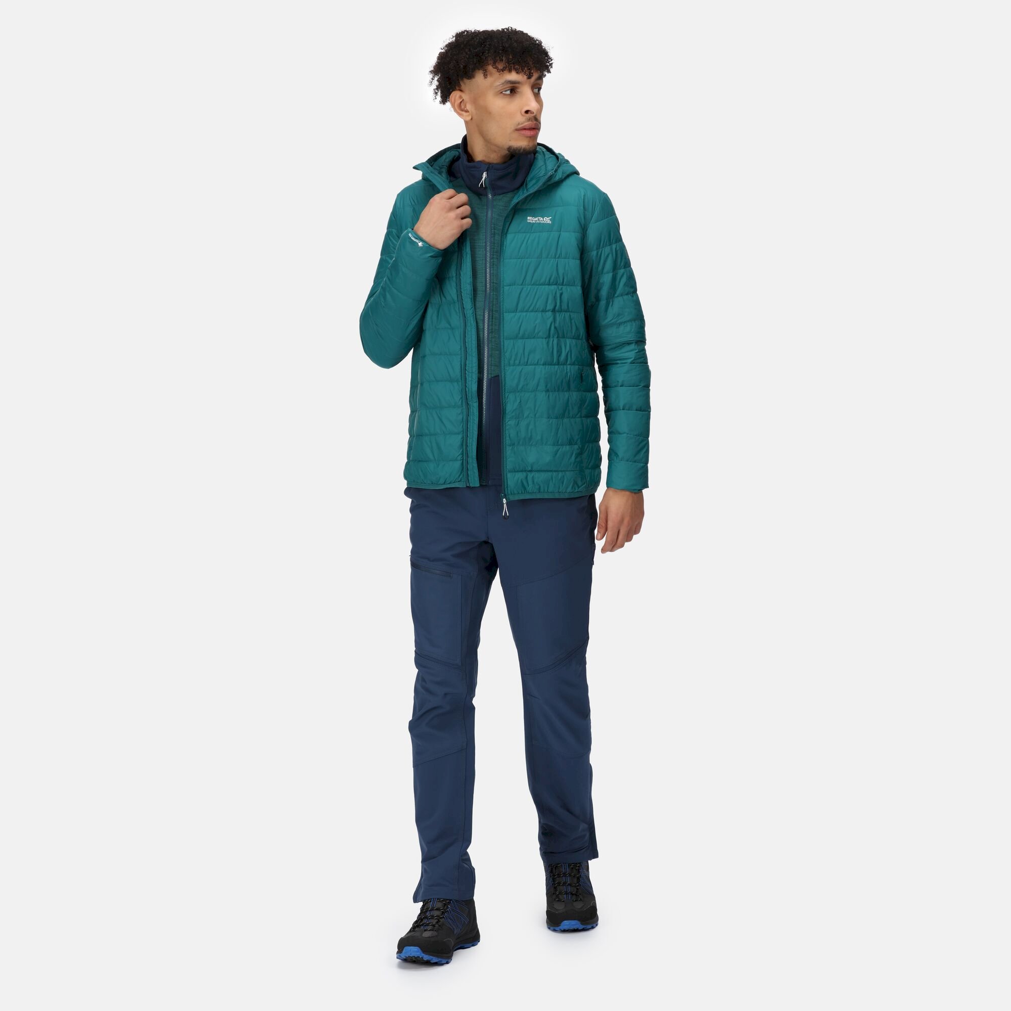 Men's Hooded Hillpack Lightweight Jacket | Pacific Green