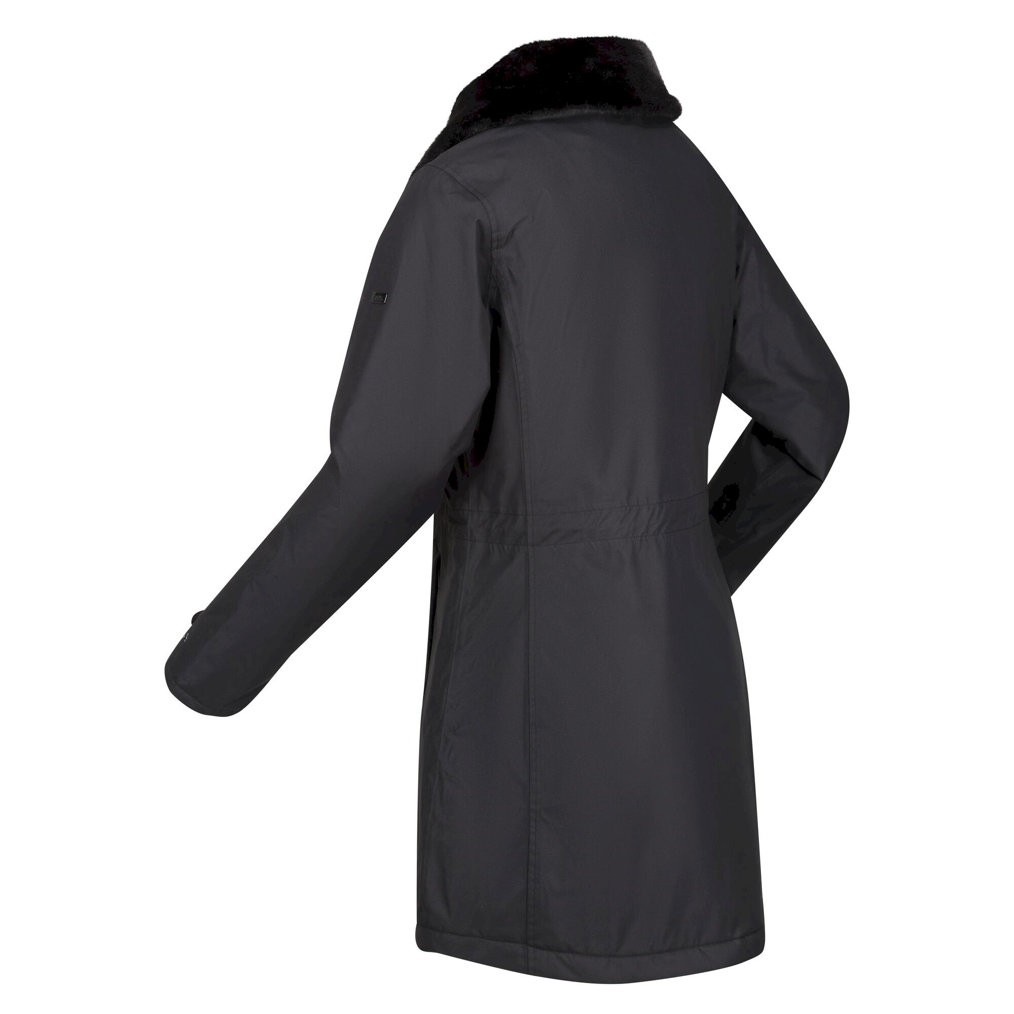 Women's Renata Fur Collar Parka | Black