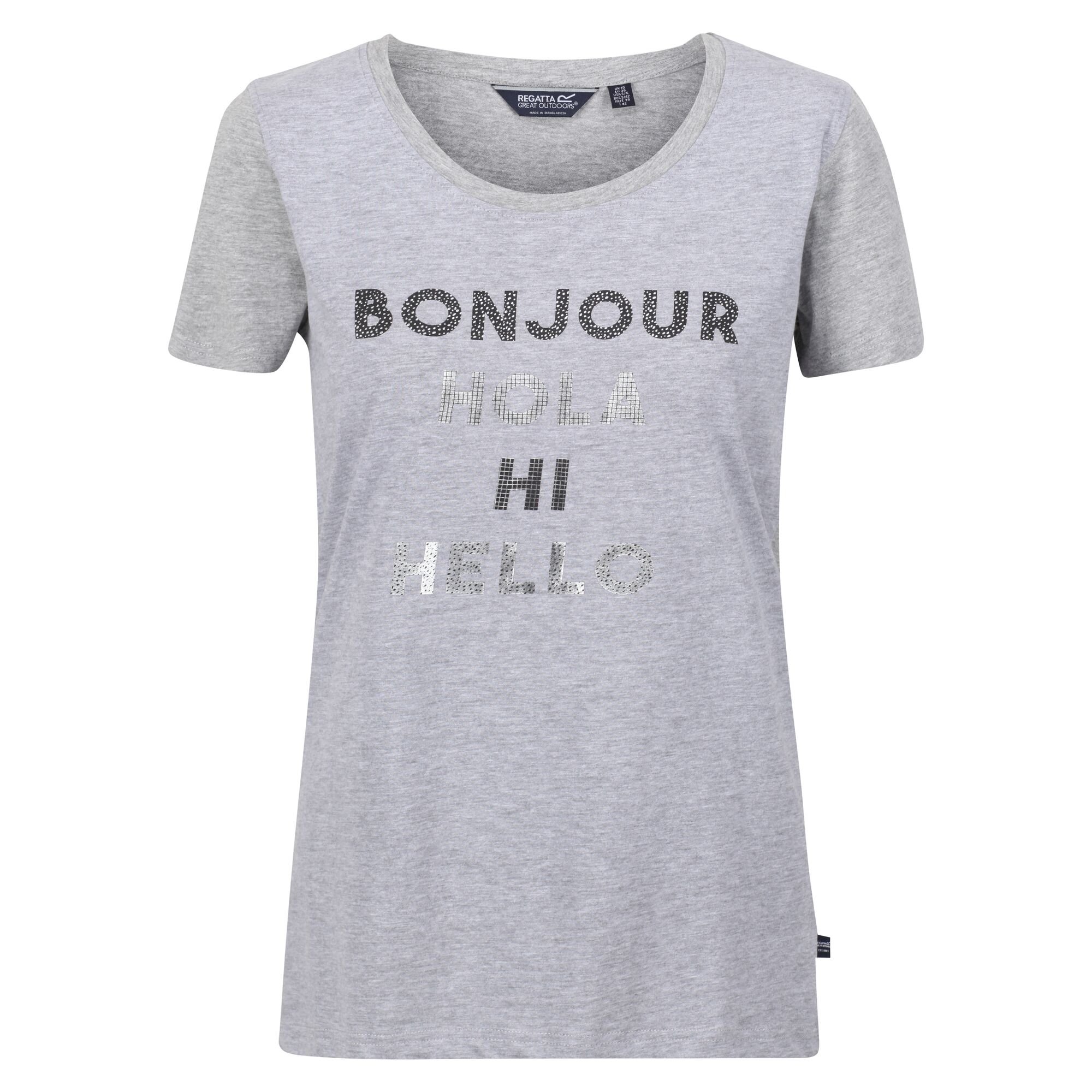 Women's Filandra VI Print T-Shirt | Silver Grey Marl